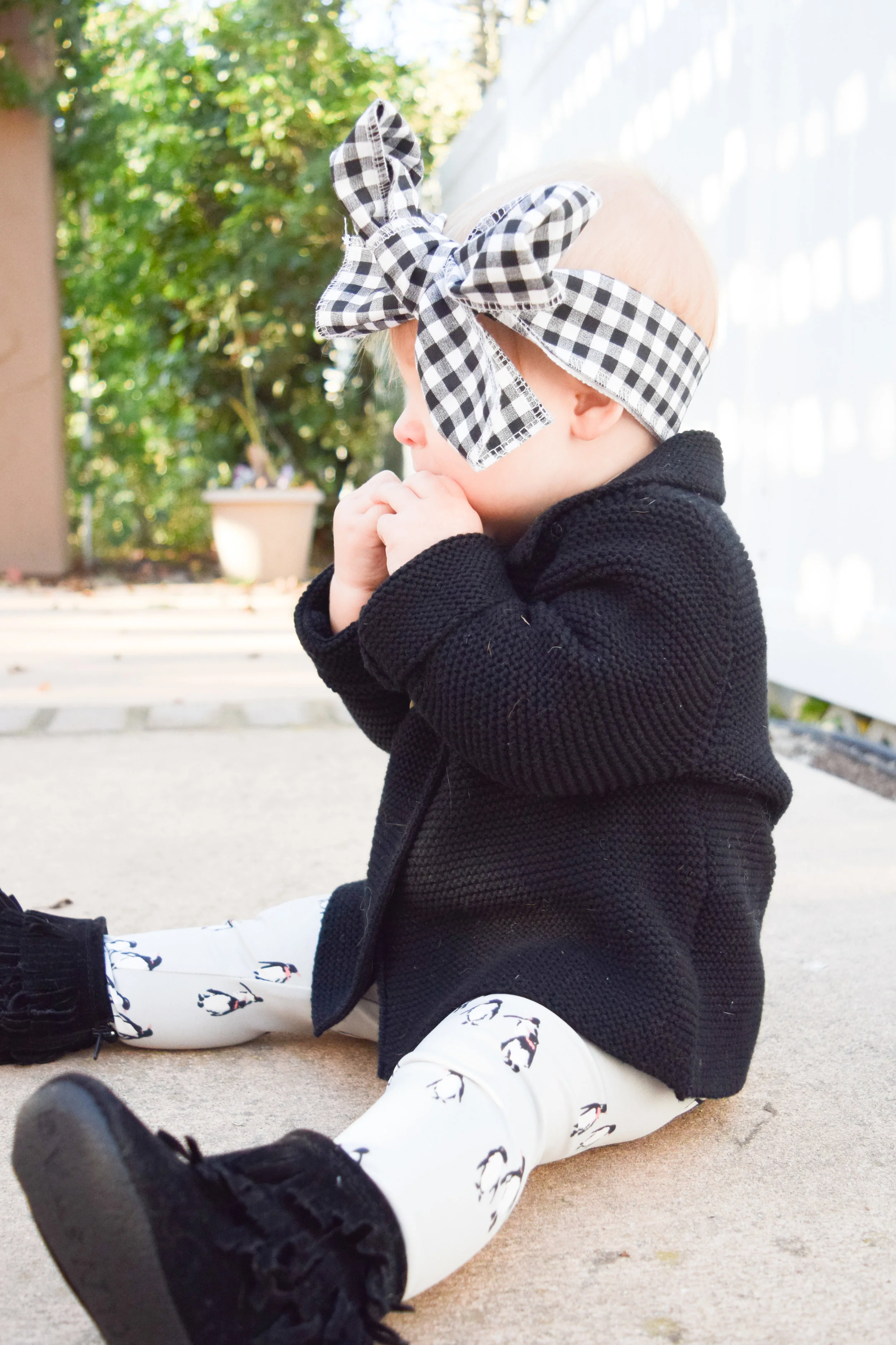 BABY FASHION | Kids Penguin Leggings - Cute Kids Winter Outfit