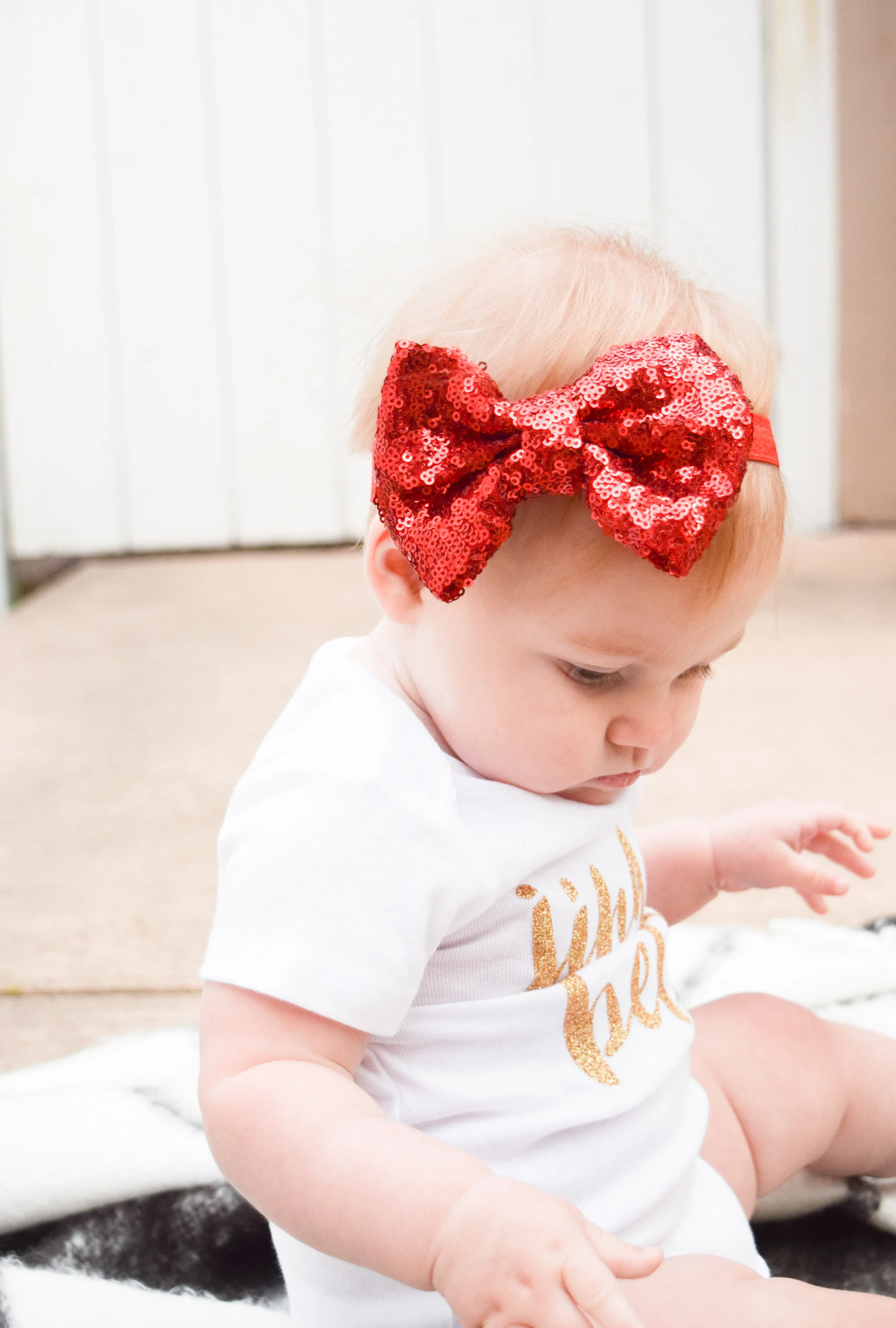 KIDS FASHION | Baby Holiday Onesie -- Jingle Belle