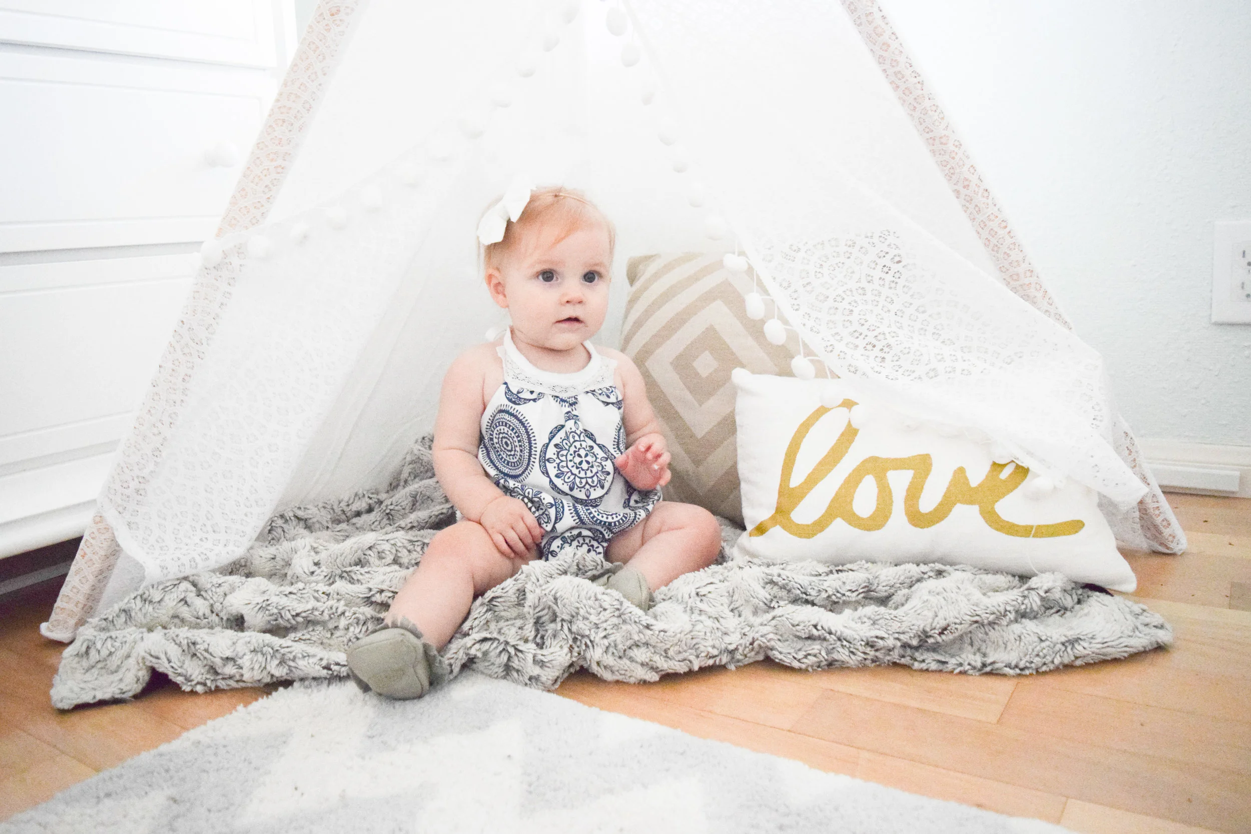 Baby + Kids Teepee - Unisex Nursery Decor
