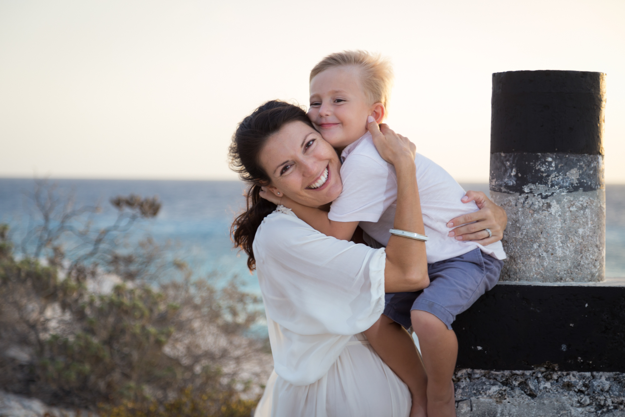 BEACH MATERNITY PHOTOS | Caribbean Sunset Maternity Session