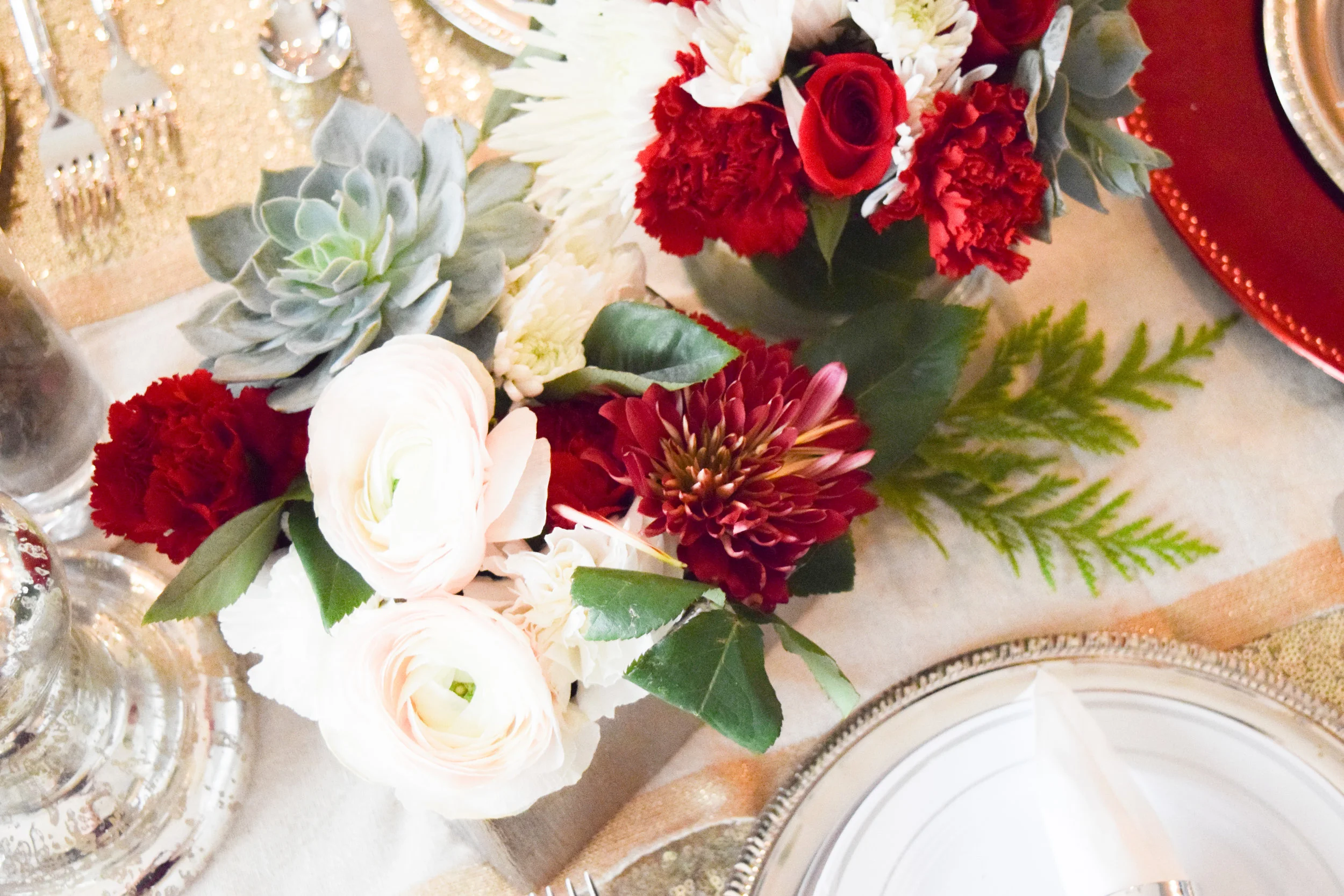 Inexpensive Holiday Place Setting + Decor - FAKE CHRISTMAS | A Hallak Family Holiday Tradition