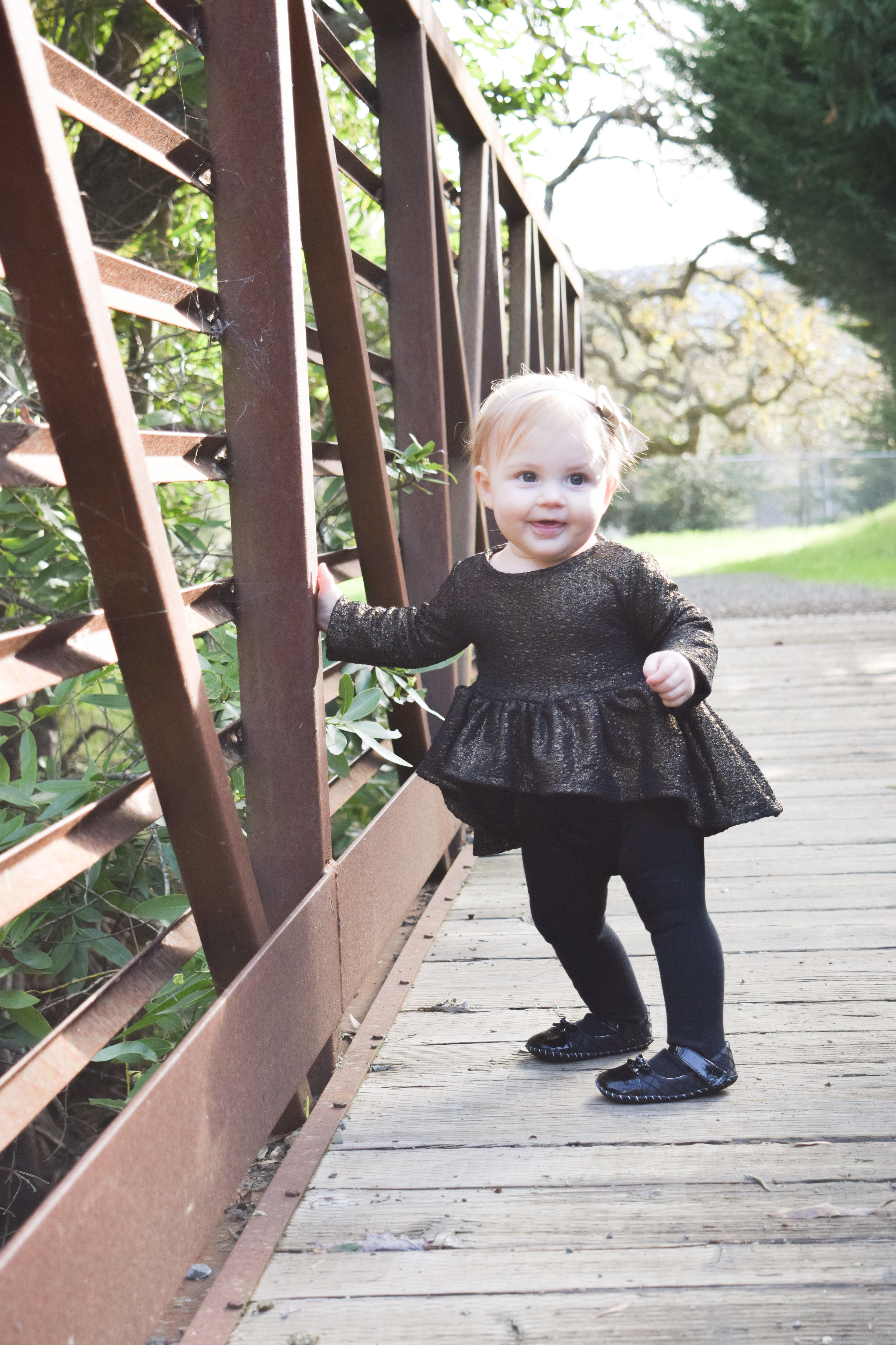 BABY FASHION - black and gold baby peplum, gold baby bow, velvet baby bloomers, black formal pediped baby shoes