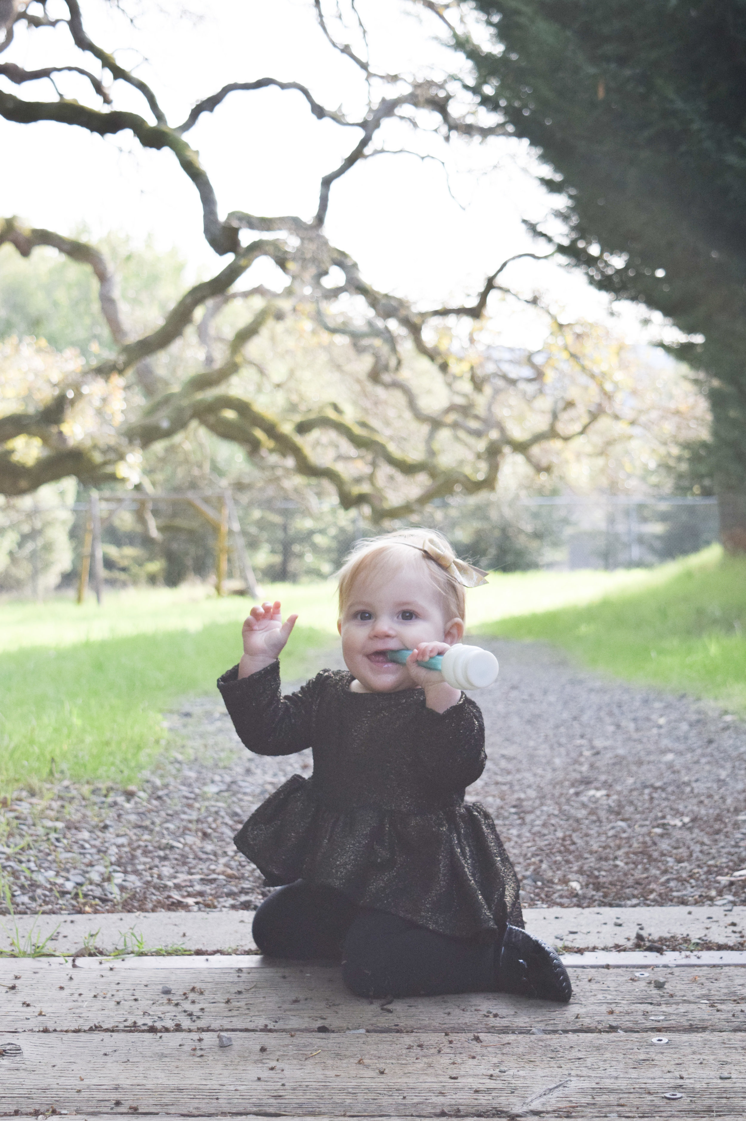 BABY FASHION - black and gold baby peplum, gold baby bow, velvet baby bloomers, black formal pediped baby shoes