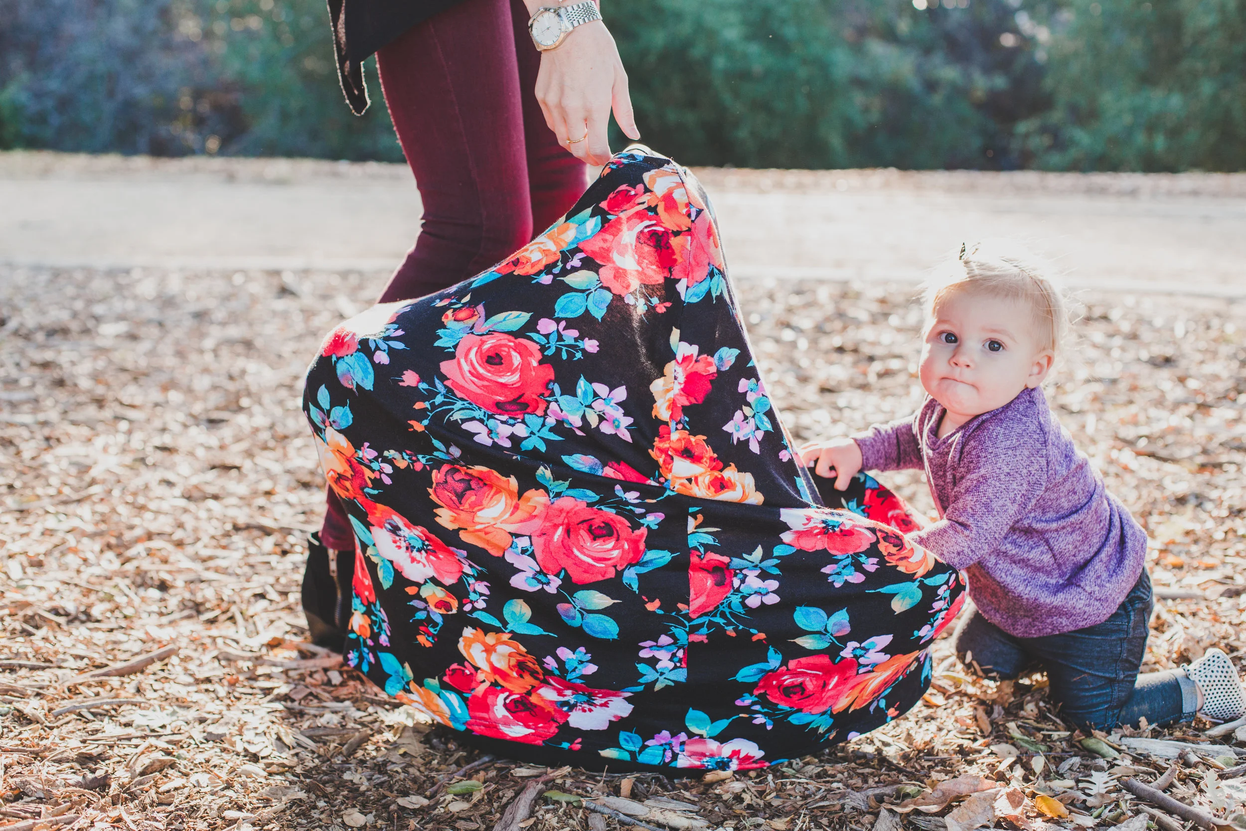 Multi Use Nursing Covers - 3 in 1 Cute Nursing Covers, Cute Car Seat Covers, Cute Shopping Cart Covers