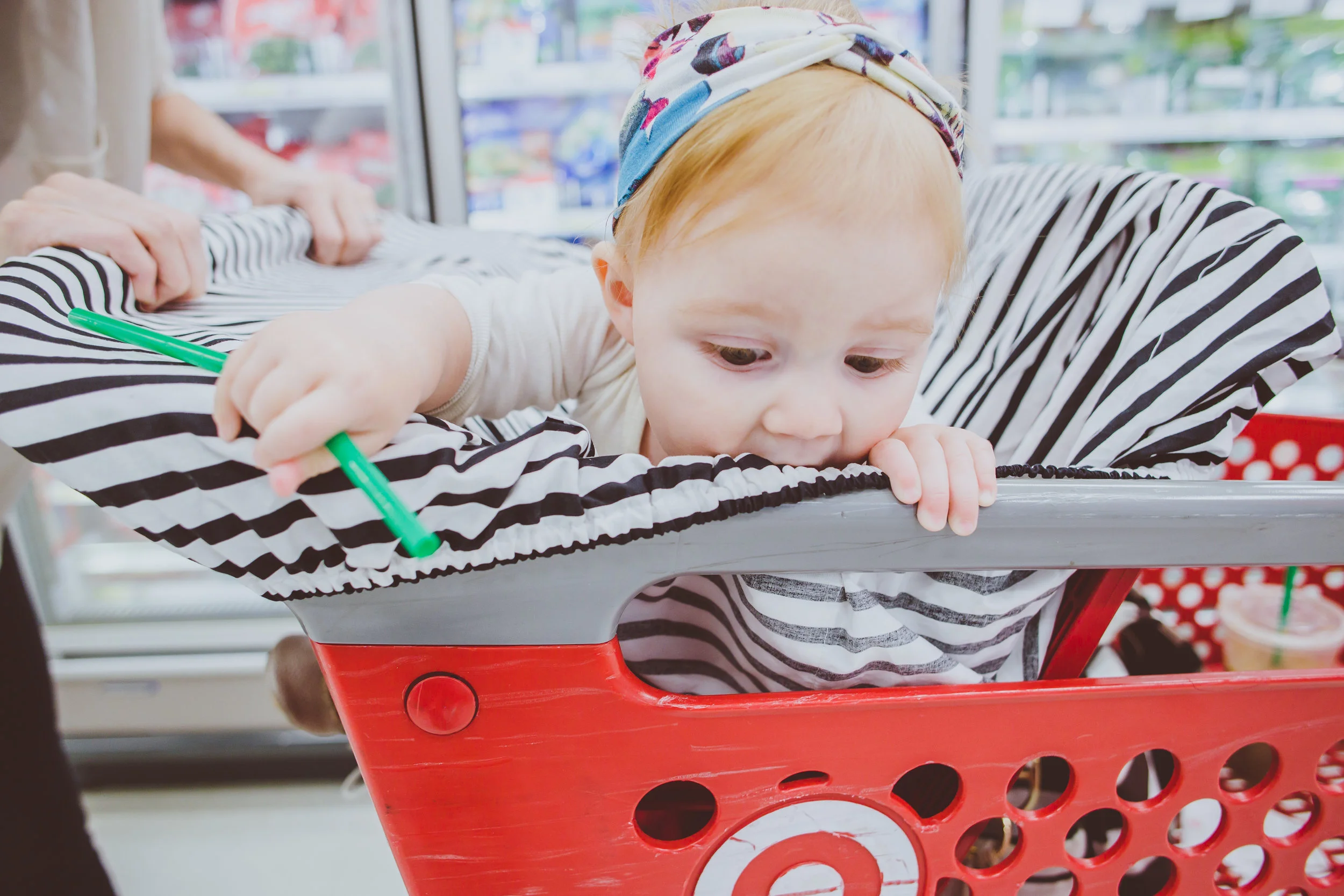 Multi Use Nursing Covers - 3 in 1 Cute Nursing Covers, Cute Car Seat Covers, Cute Shopping Cart Covers