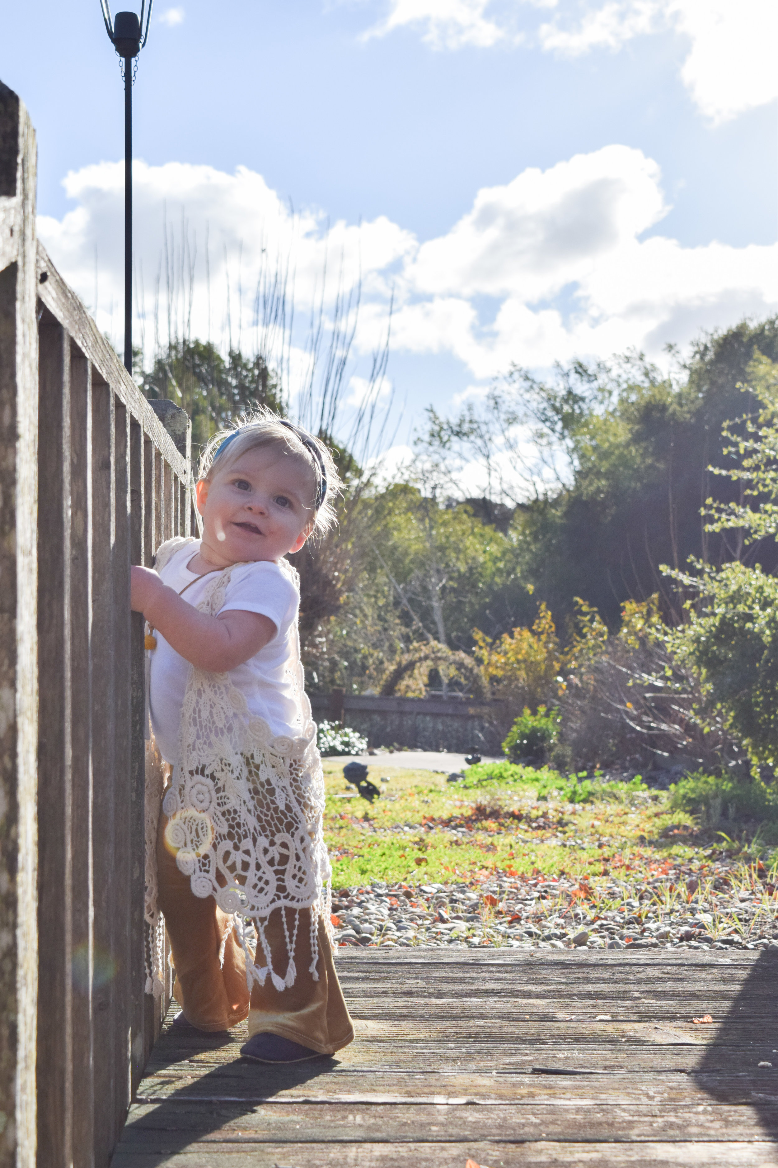 BABY FASHION | Gold Velvet Baby Bell Bottoms, floral print baby headwrap, boho baby outfit