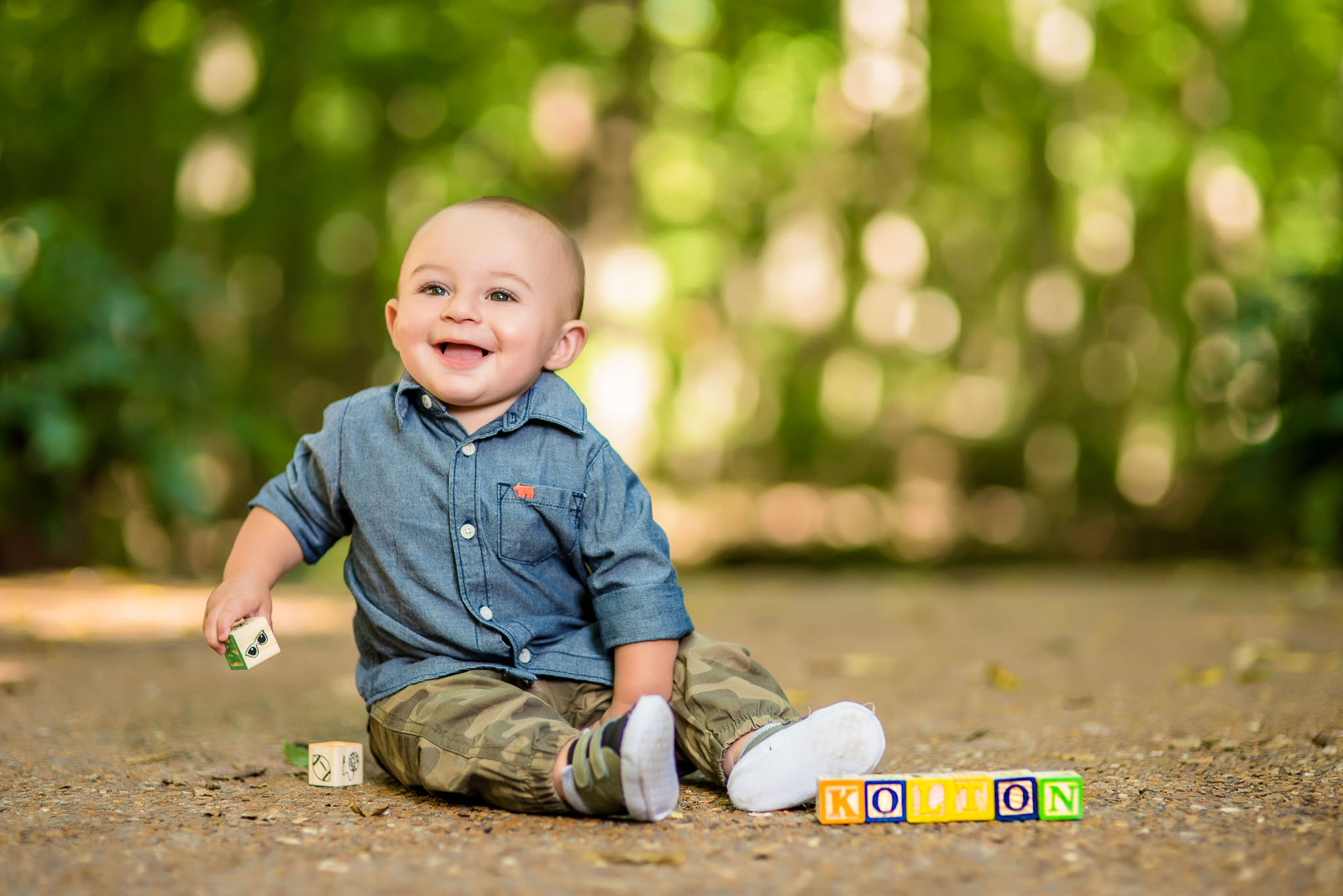 First Birthday Cake Smash Photos - Kolton - Vision & Style Photography