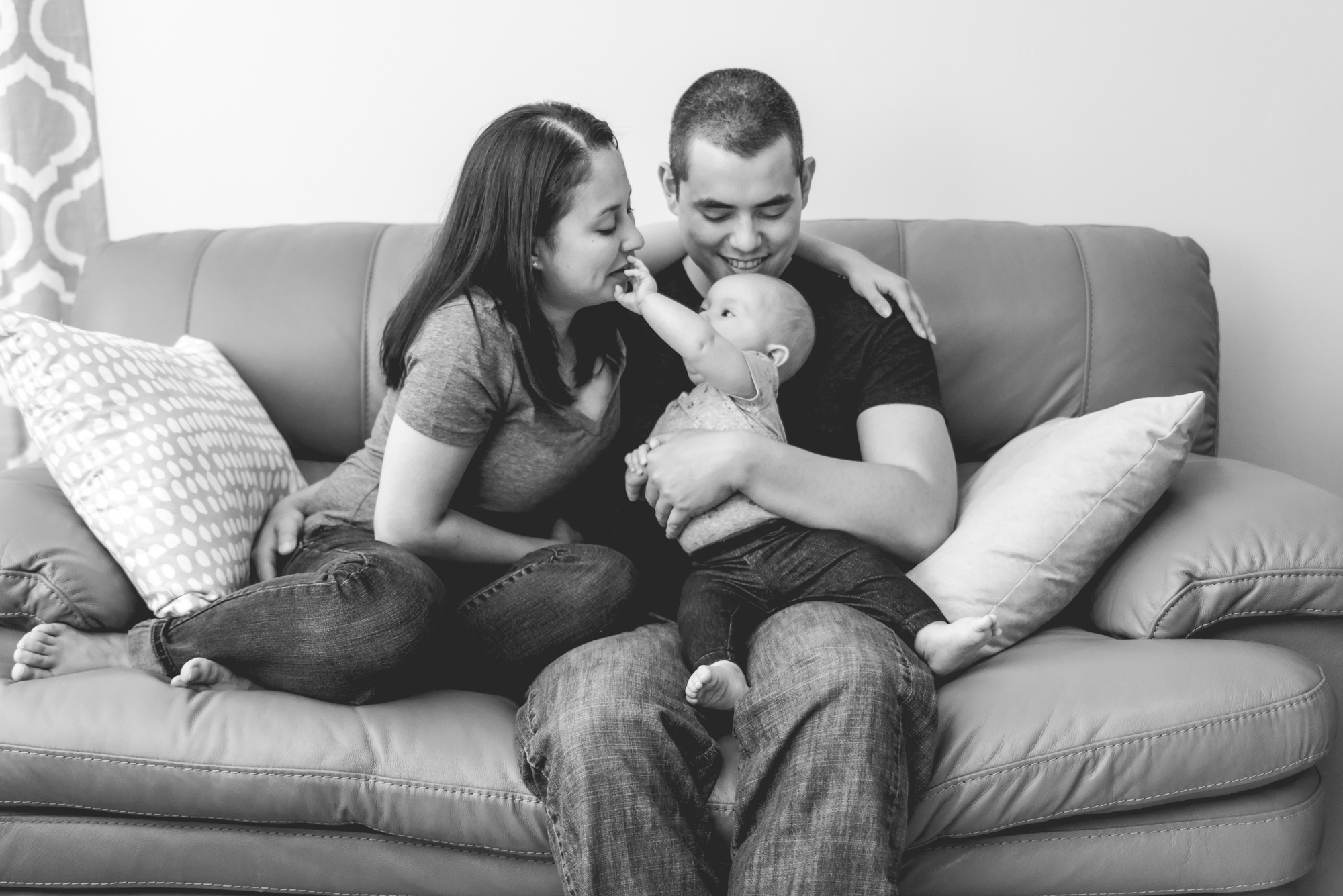 Military Baby Photos - Military Family Photos - Six Month Old Baby Photos