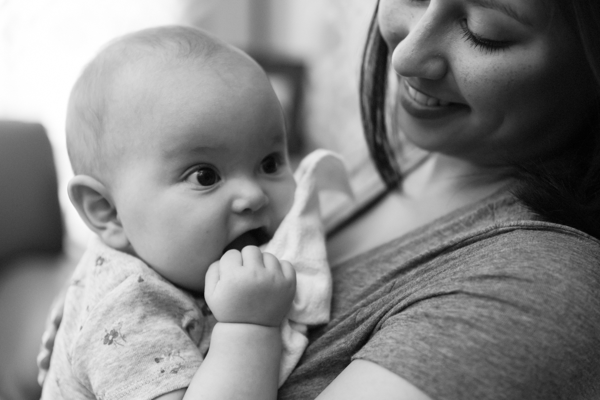 Military Baby Photos - Military Family Photos - Six Month Old Baby Photos