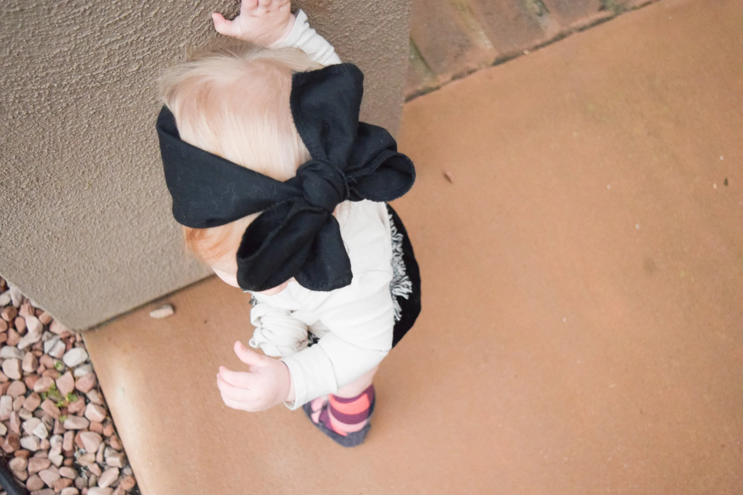 Black baby head wrap