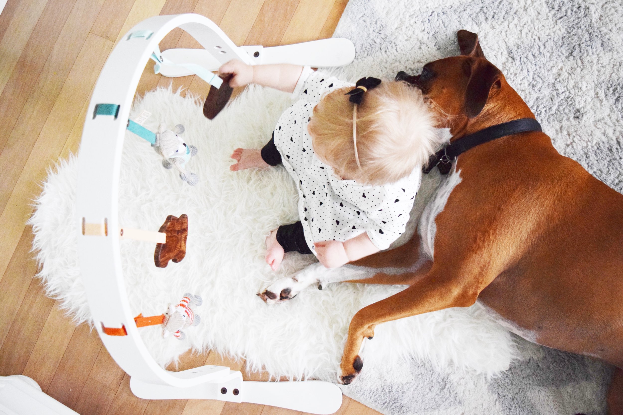 Wooden Organic Baby Play Gym - Finn + Emma