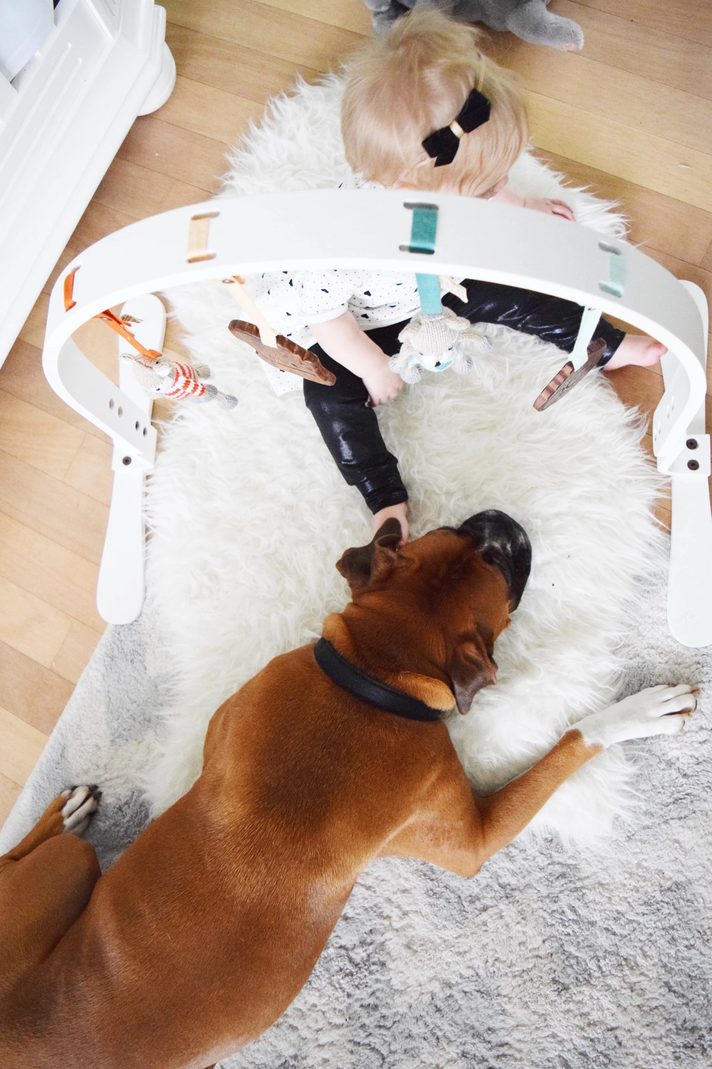 Wooden Organic Baby Play Gym - Finn + Emma