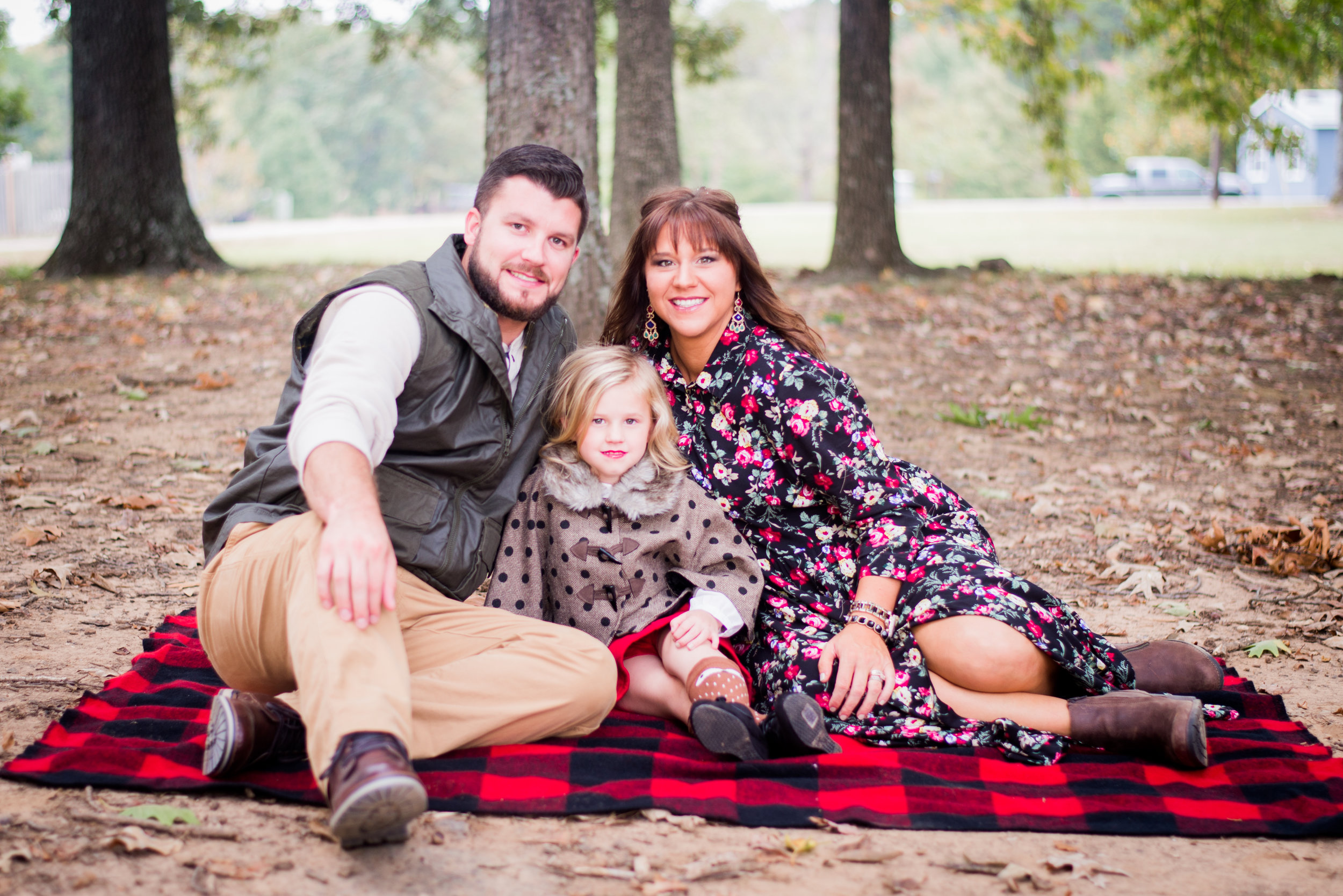 Arkansas Snow Family Photos - Natalie Smith Photography