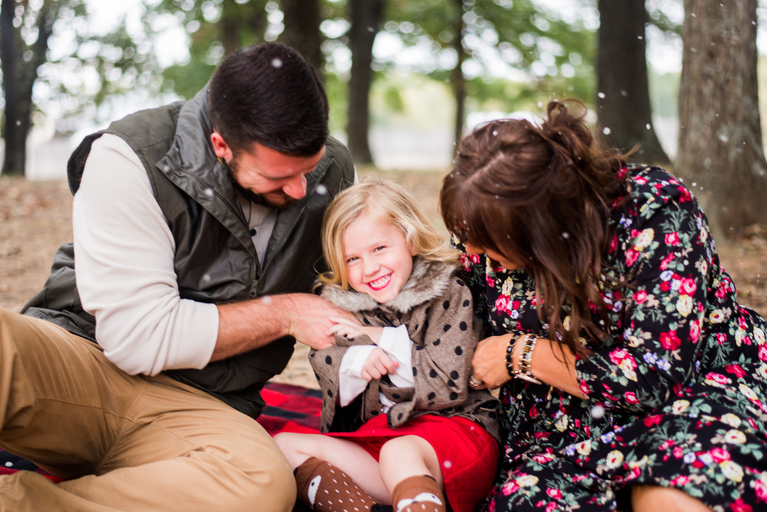 Arkansas Snow Family Photos - Natalie Smith Photography
