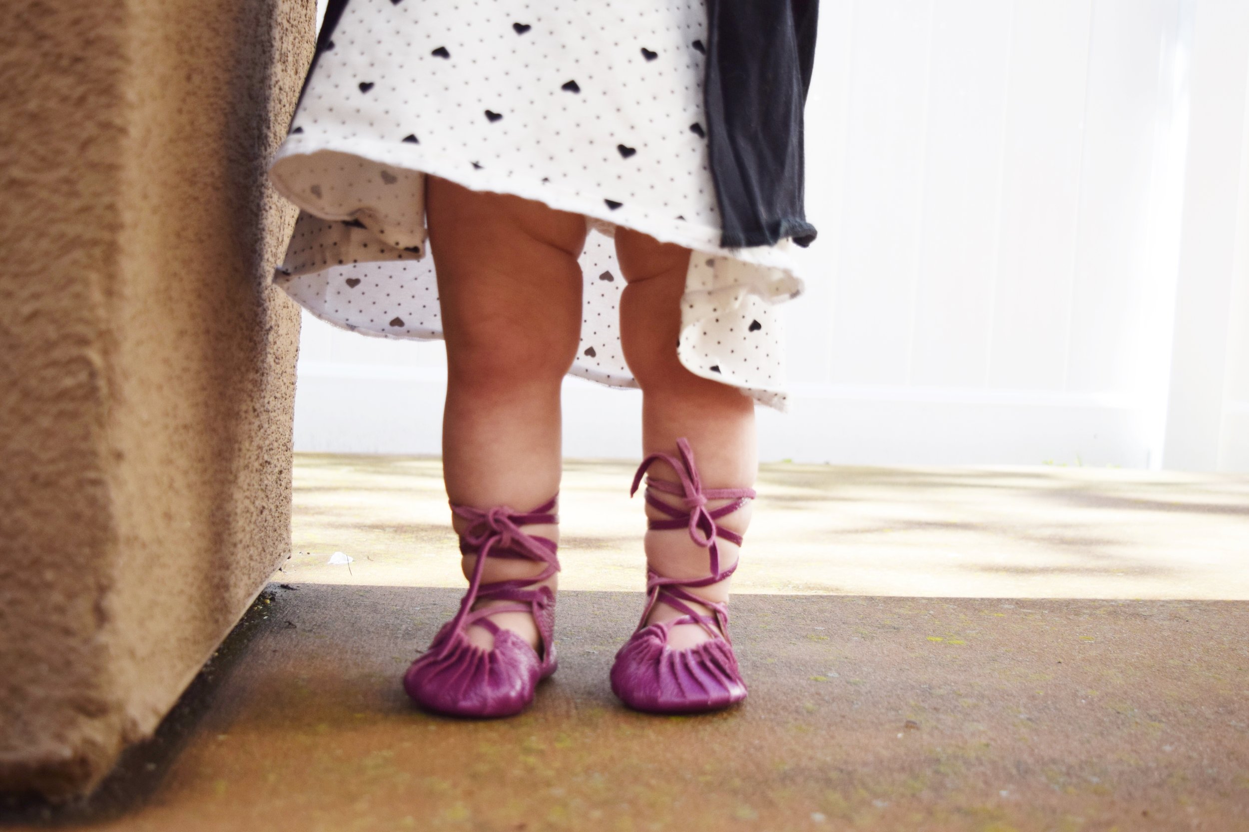  BABY FASHION | Baby Heart Dress, Baby Lace Up Ballet Flats, Black Baby Cardigan