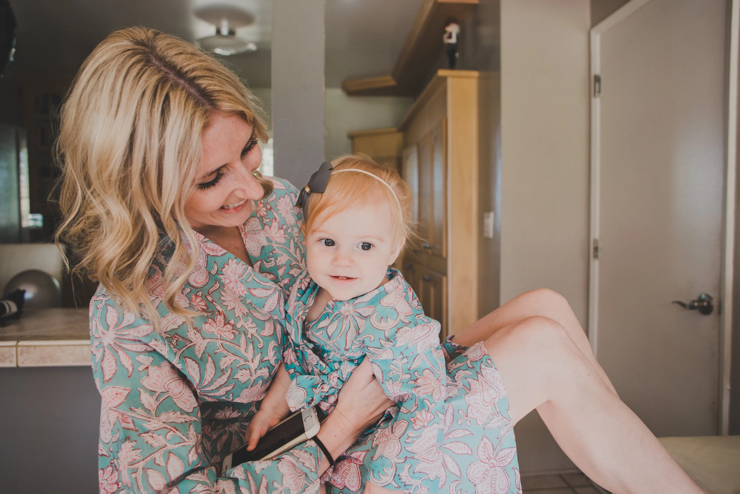 Matching Mommy + Baby Robes - PajamaSutra - Briana Lindsey Photography
