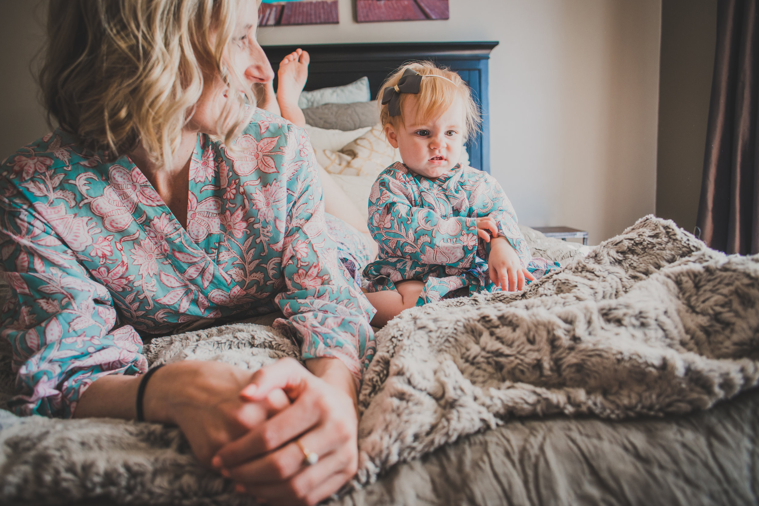 Matching Mommy + Baby Robes - PajamaSutra - Briana Lindsey Photography