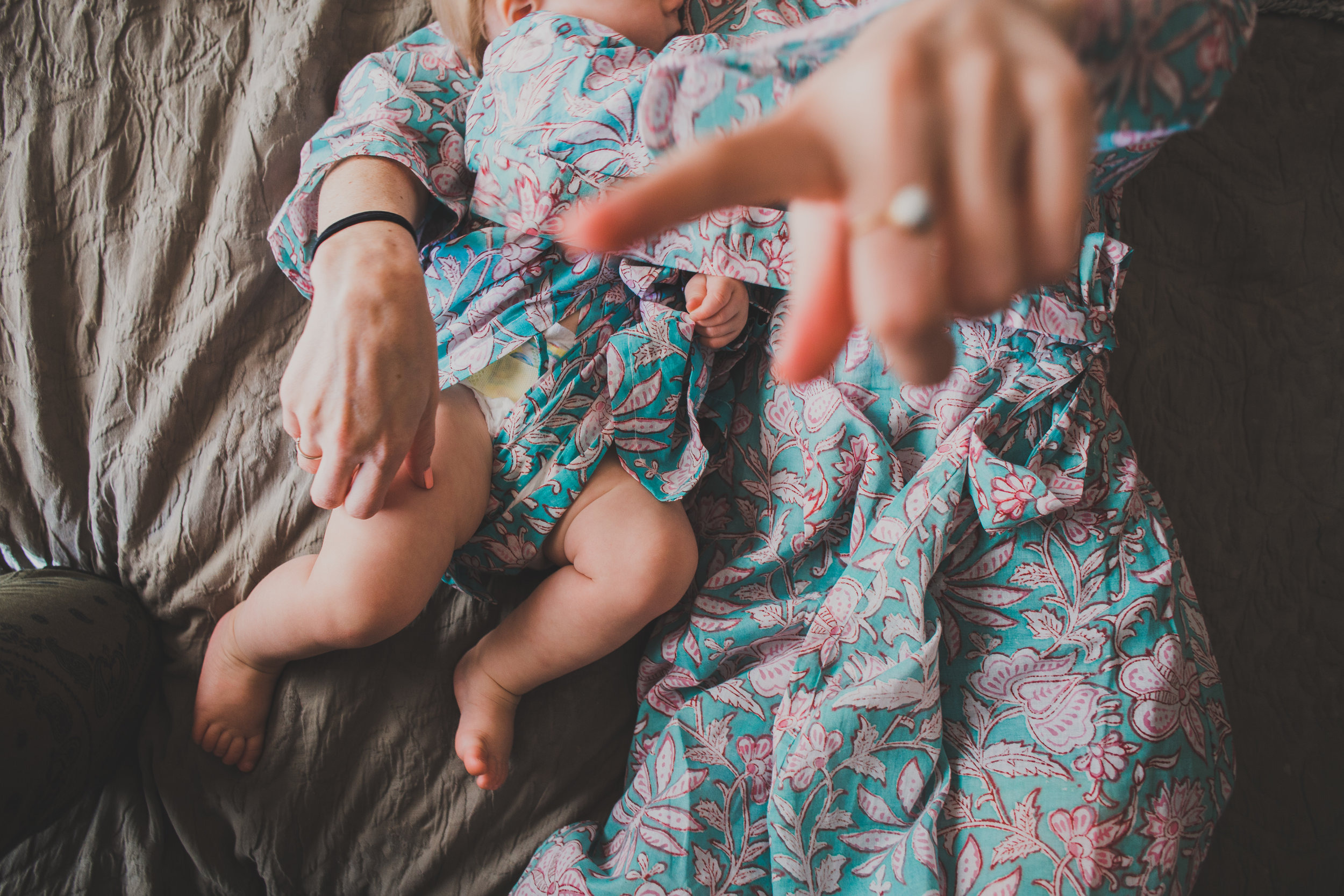 Matching Mommy + Baby Robes - PajamaSutra - Briana Lindsey Photography