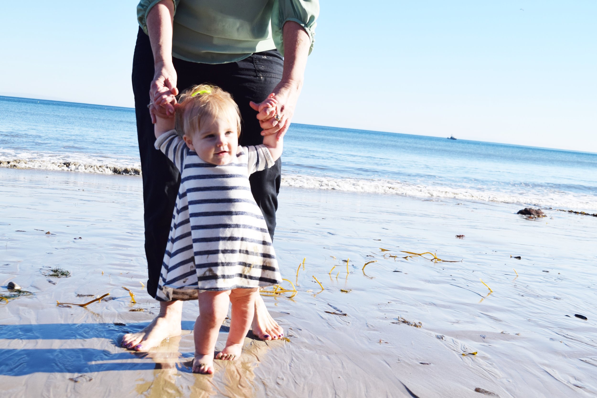 BABY FASHION | Navy + Cream Striped Terry Cloth Baby Dress - Perfectly Paisley Shop on Etsy