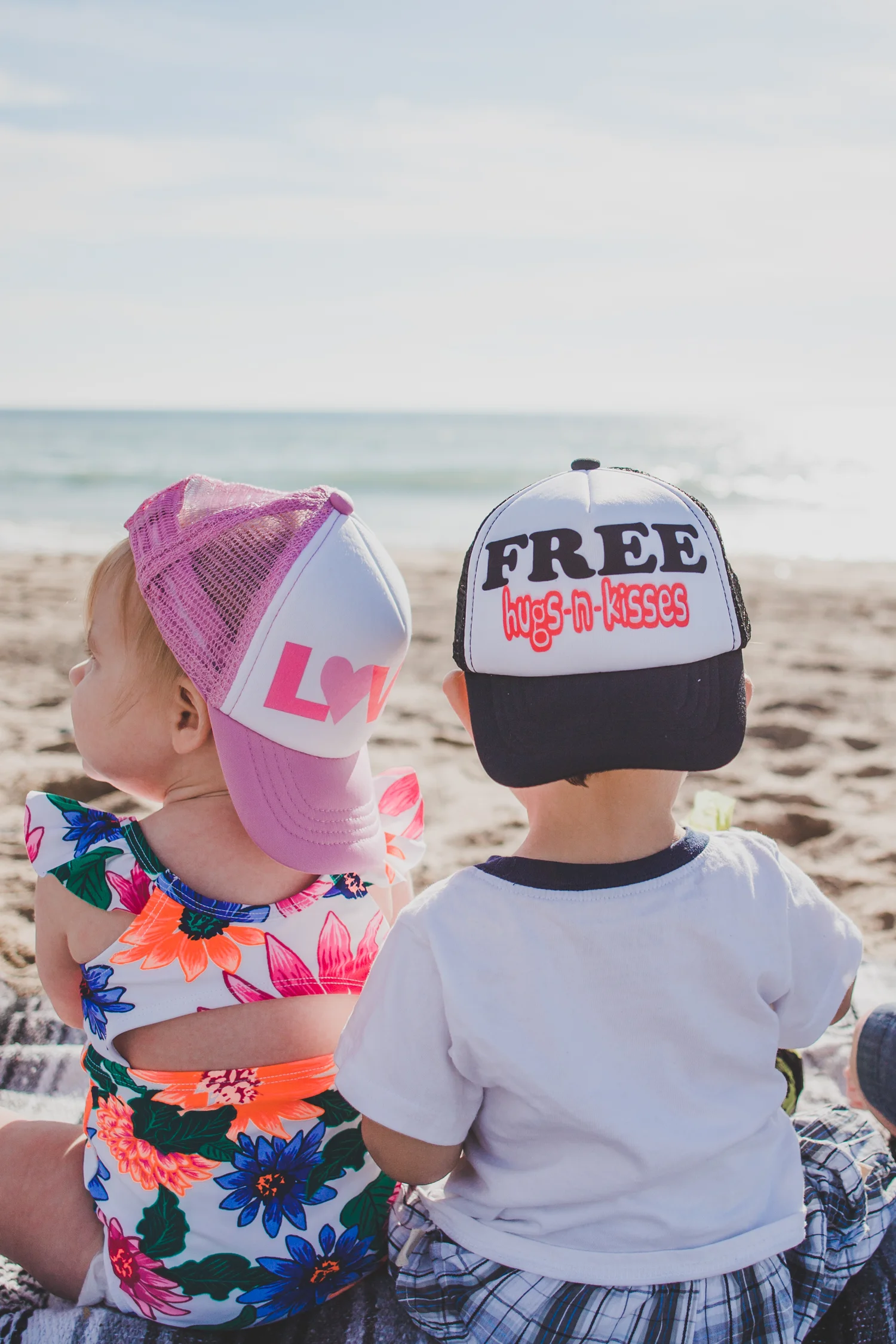 Beach Day with our Babies Baby Trucker Hats by Bubba's Truckers — The