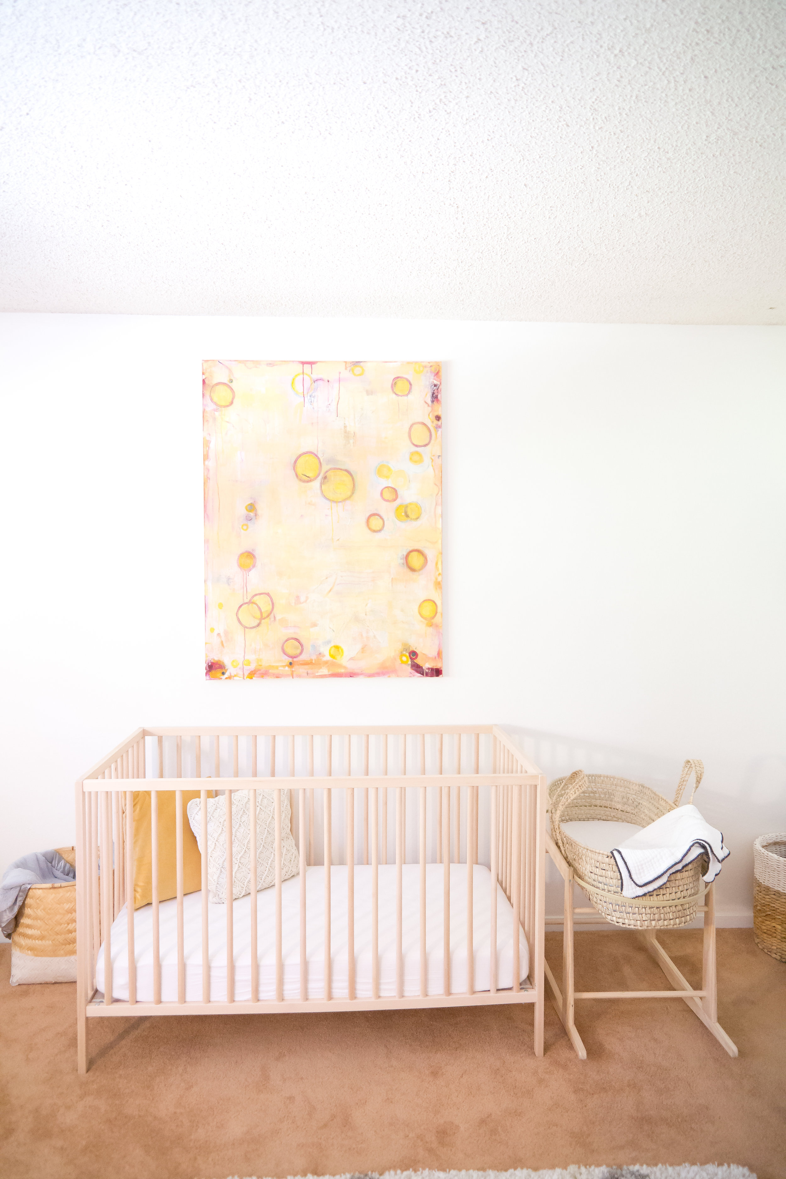 Minimalist Nursery Inspiration + Newborn Baby Girl Photos -- Lauren Alisse Photography
