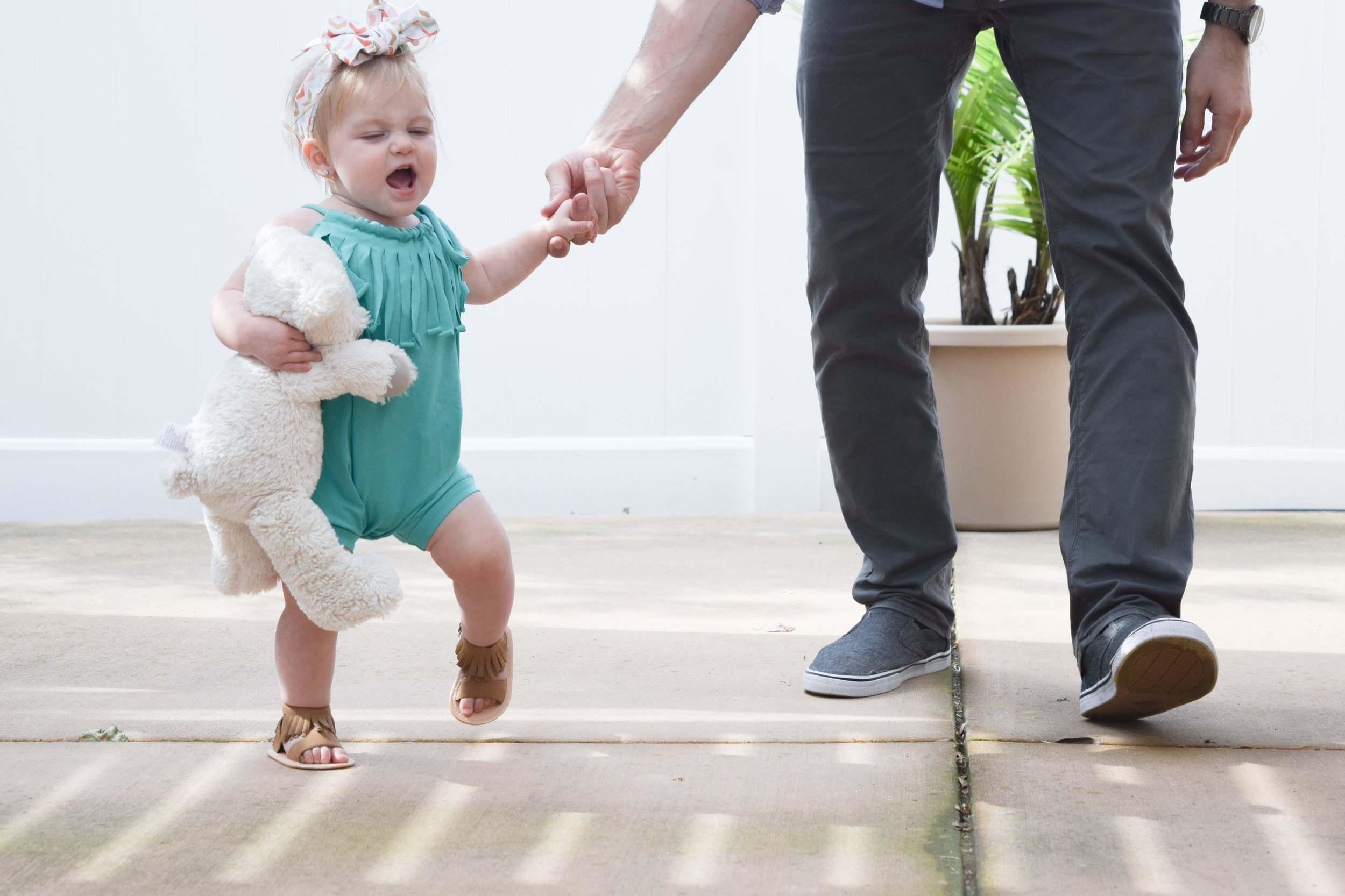 Baby Spring Romper - Spring Teal Spring Baby Fringe Romper - Copper Robin