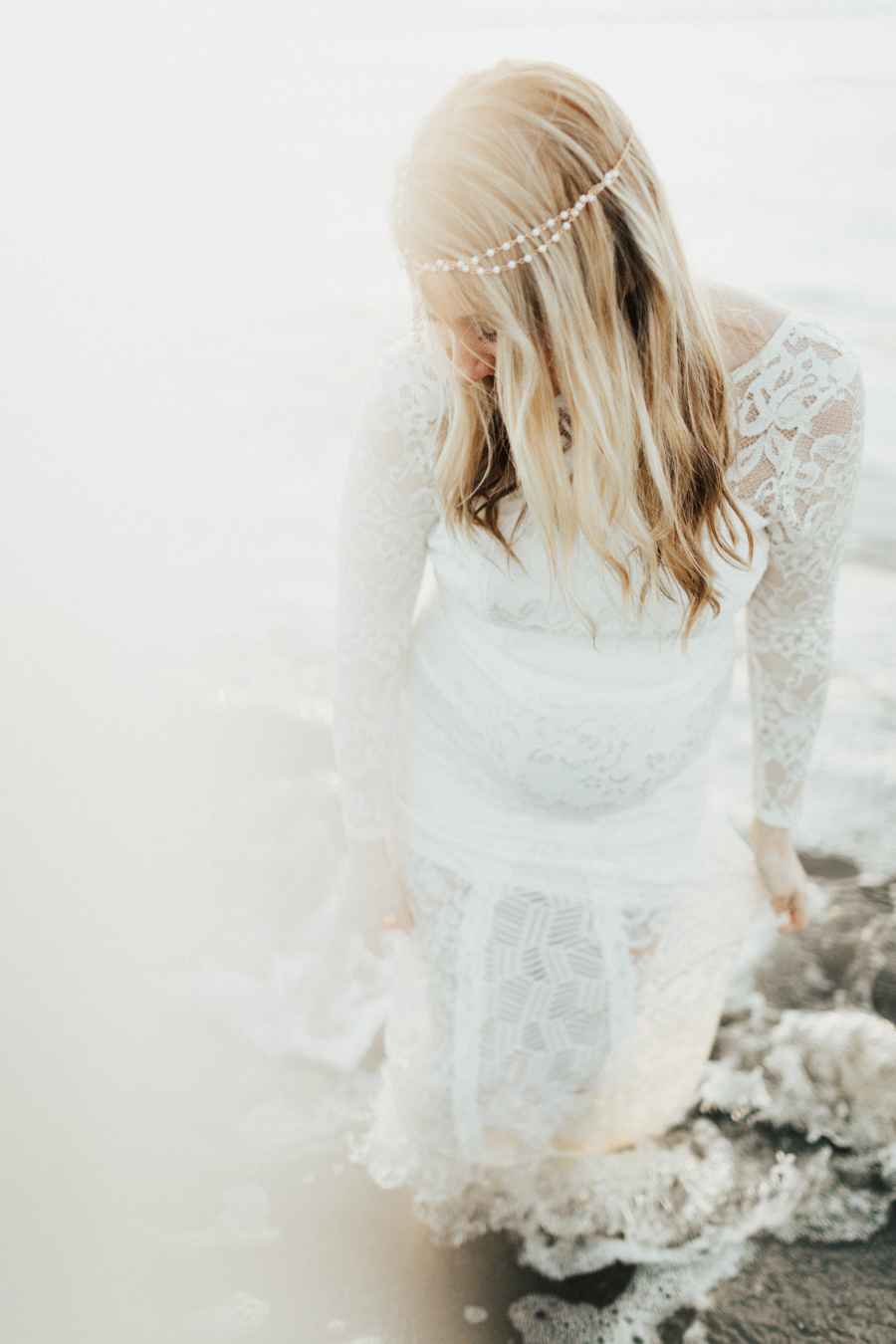 Southern California Beach Maternity Photos - Elle Lily Photography