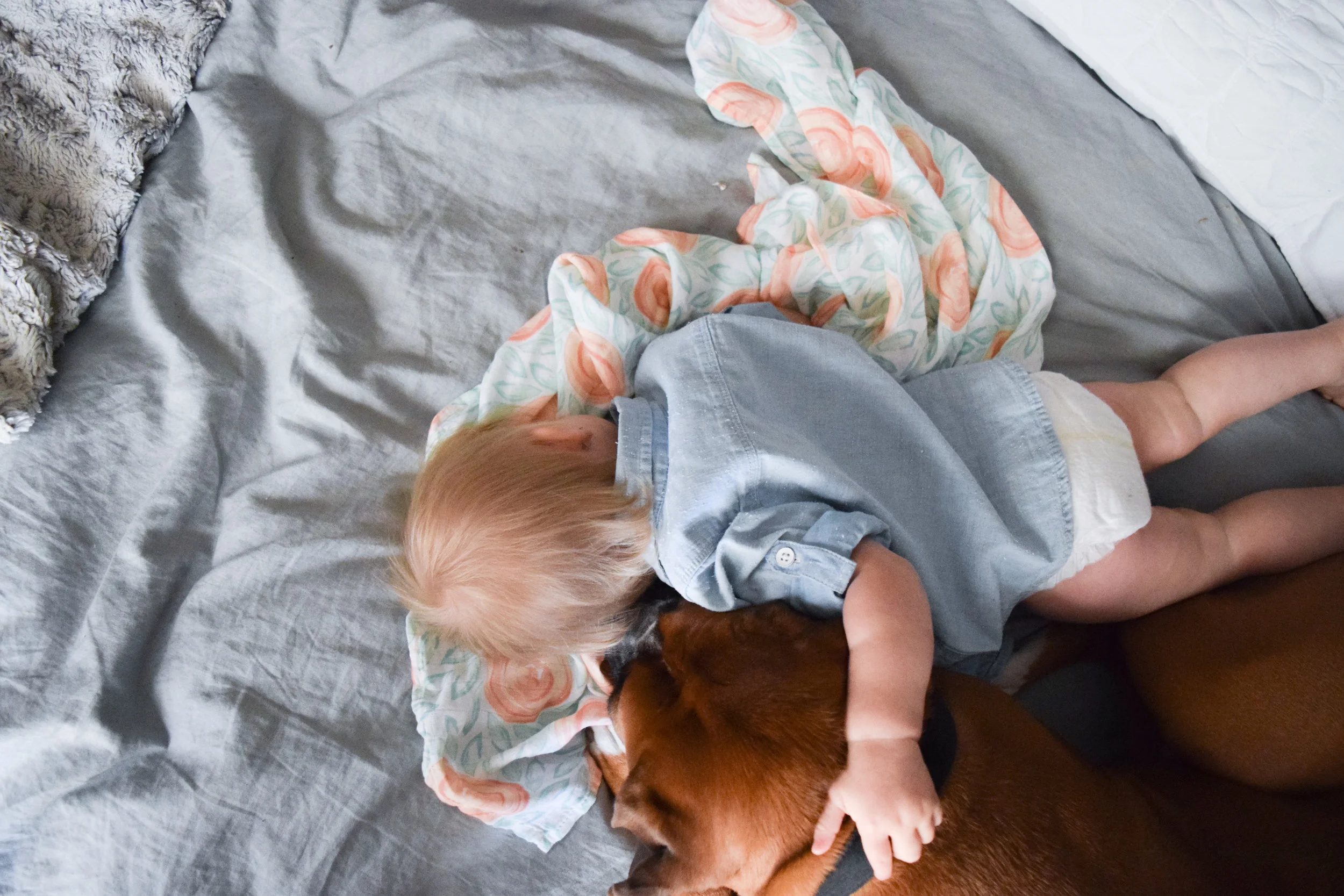Soft Breathable Spring Crib Sheets + Swaddle Blankets -- Bebe Au Lait