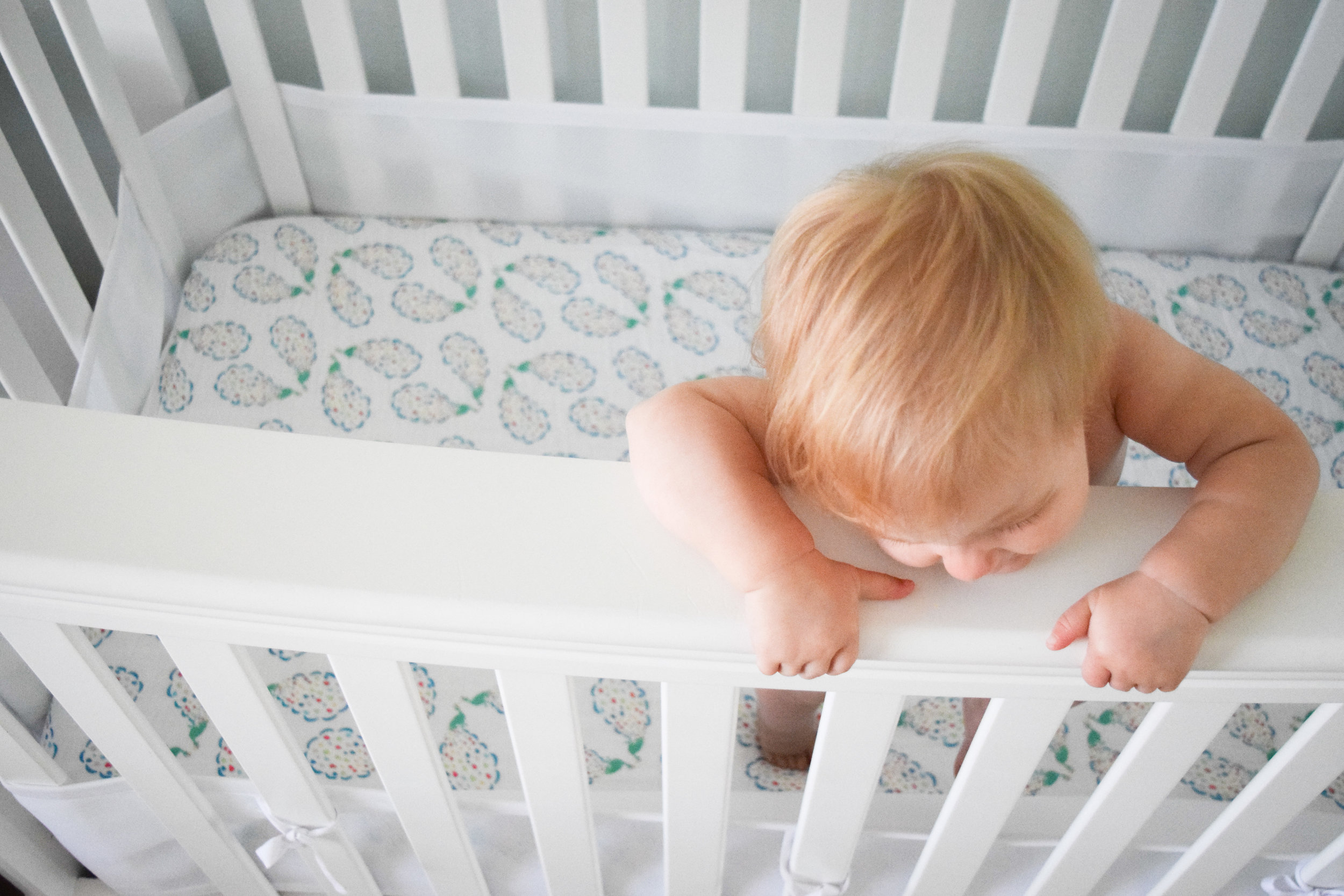 Soft Breathable Spring Crib Sheets + Swaddle Blankets -- Bebe Au Lait