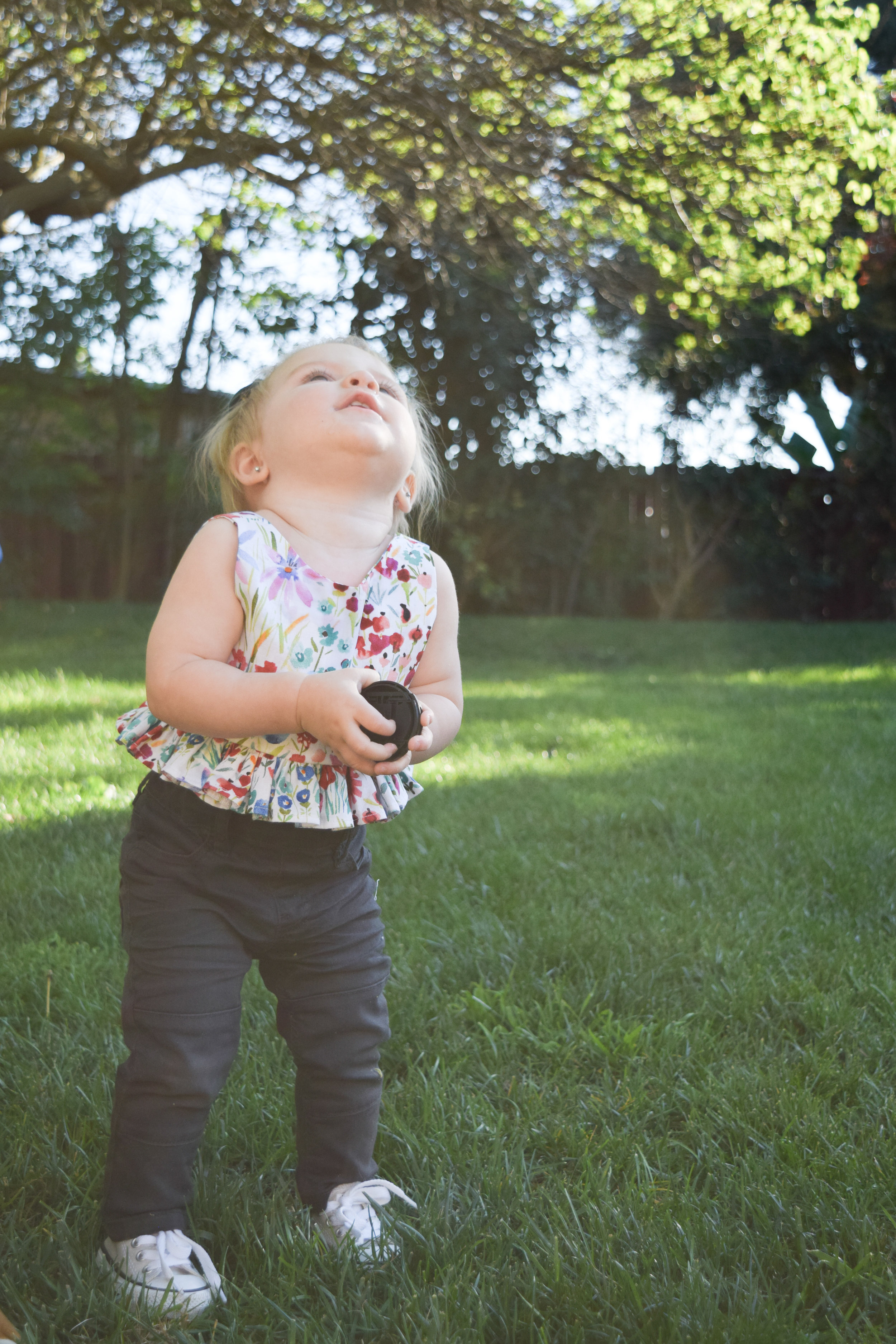 Baby Fashion - Baby Spring Floral Watercolor Crop Top - Baby Converse - Baby Skinny Jeans