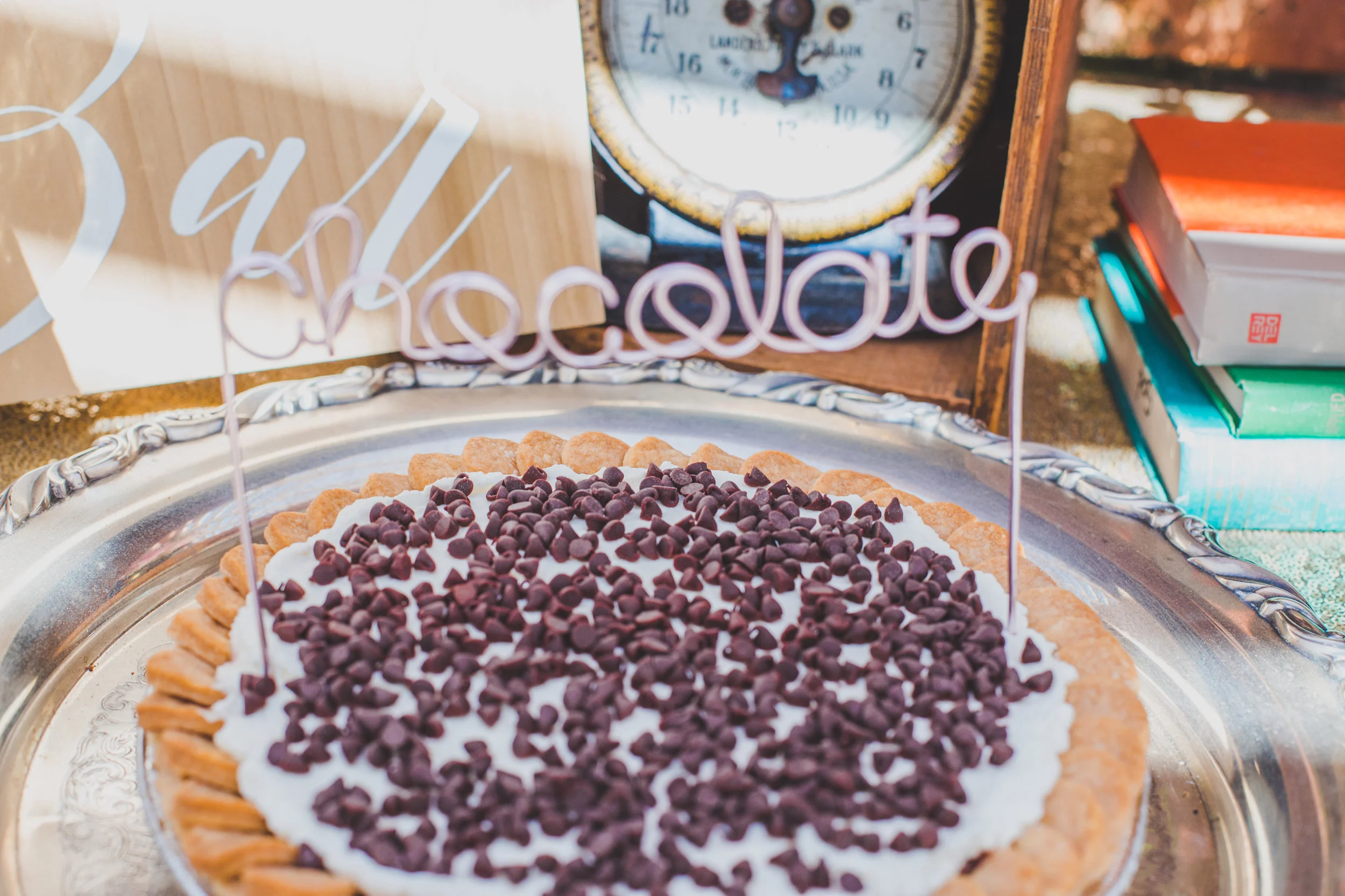 Vintage Pie Bar - First Birthday Cake Topper - A Vintage Chic Pi Day Themed 1st Birthday Party