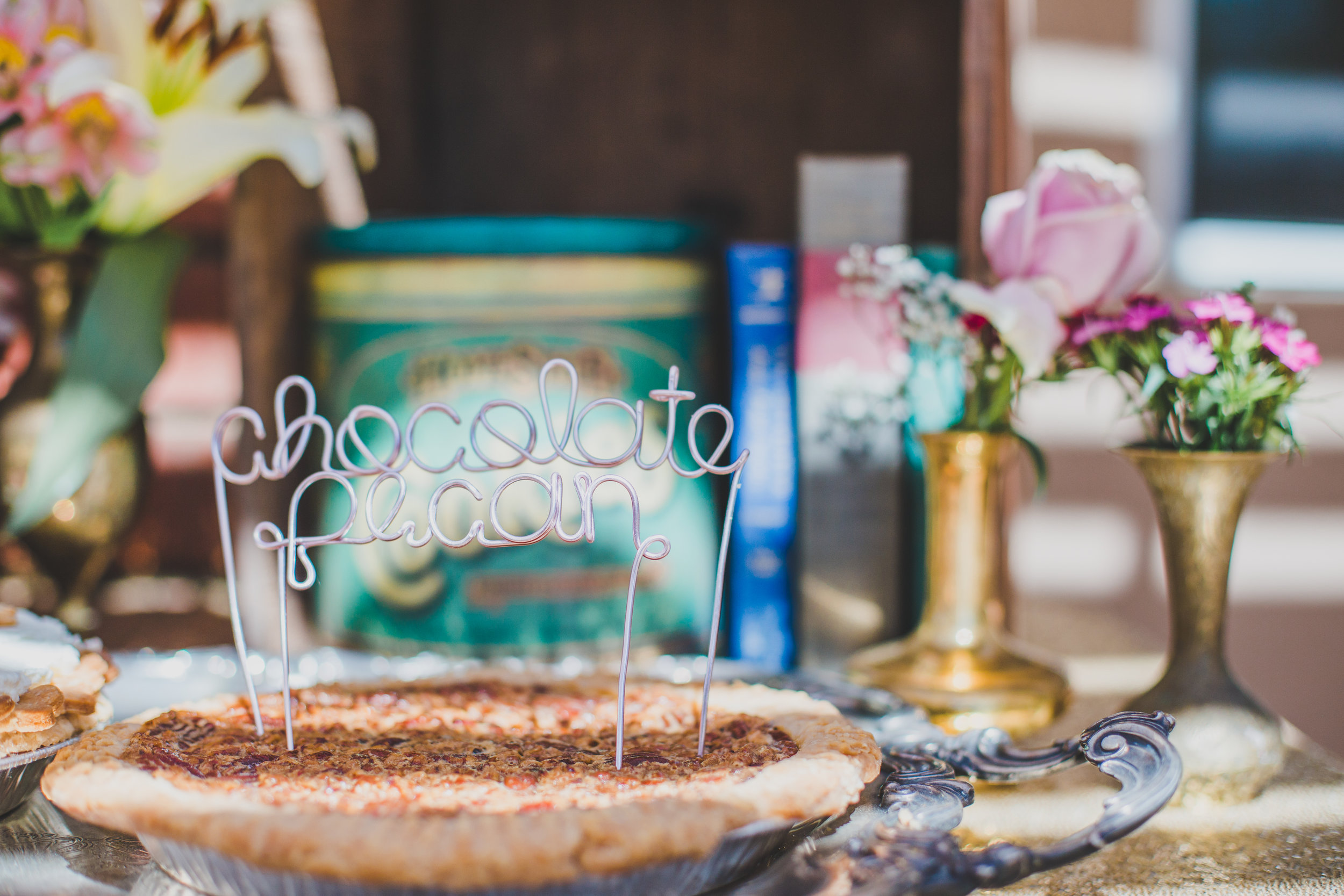 Vintage Pie Bar - First Birthday Cake Topper - A Vintage Chic Pi Day Themed 1st Birthday Party