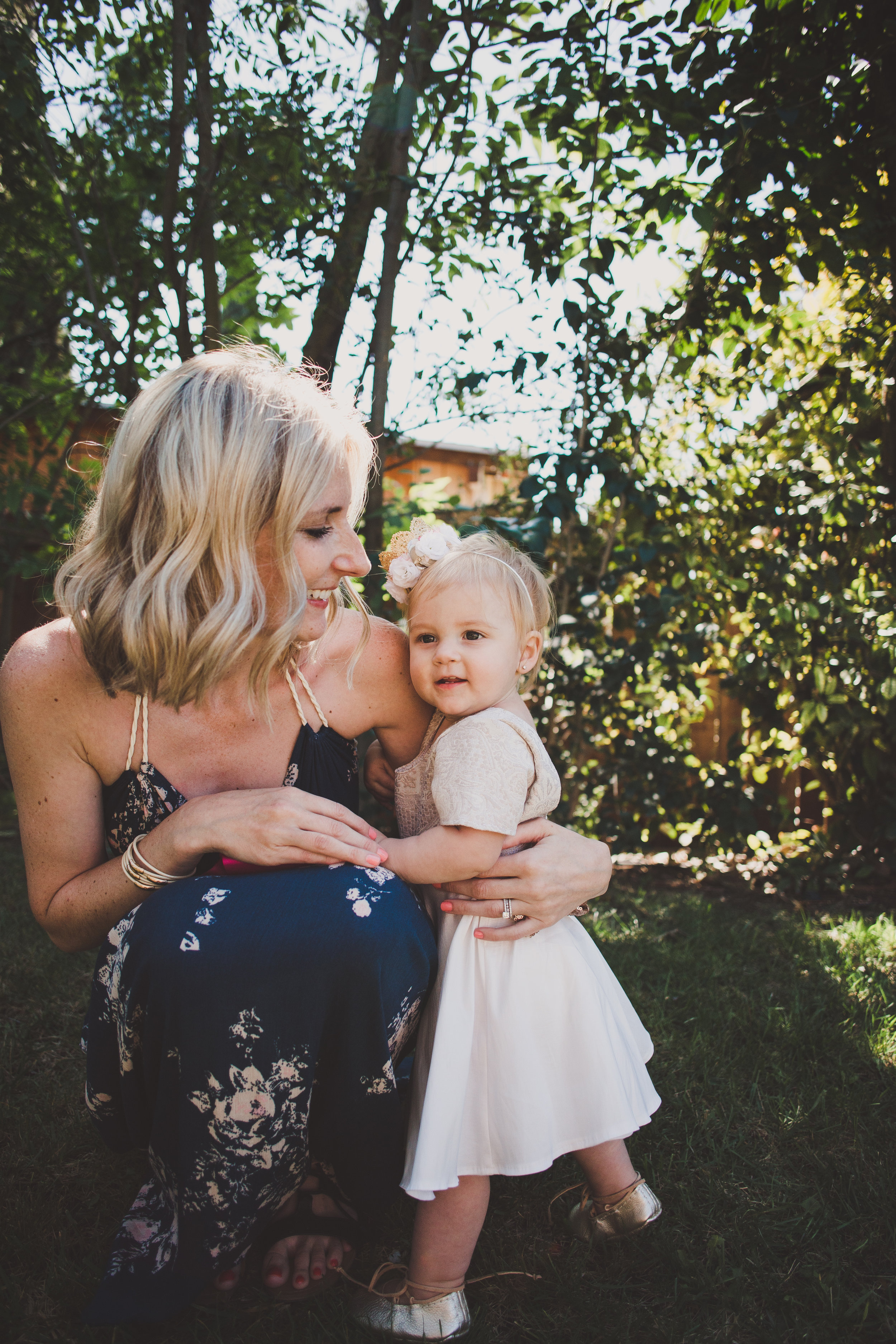 First Birthday Dress - First Birthday Crown - First Birthday Party Ideas - A Vintage Chic Pi Day Themed 1st Birthday Party | Ava's First Birthday
