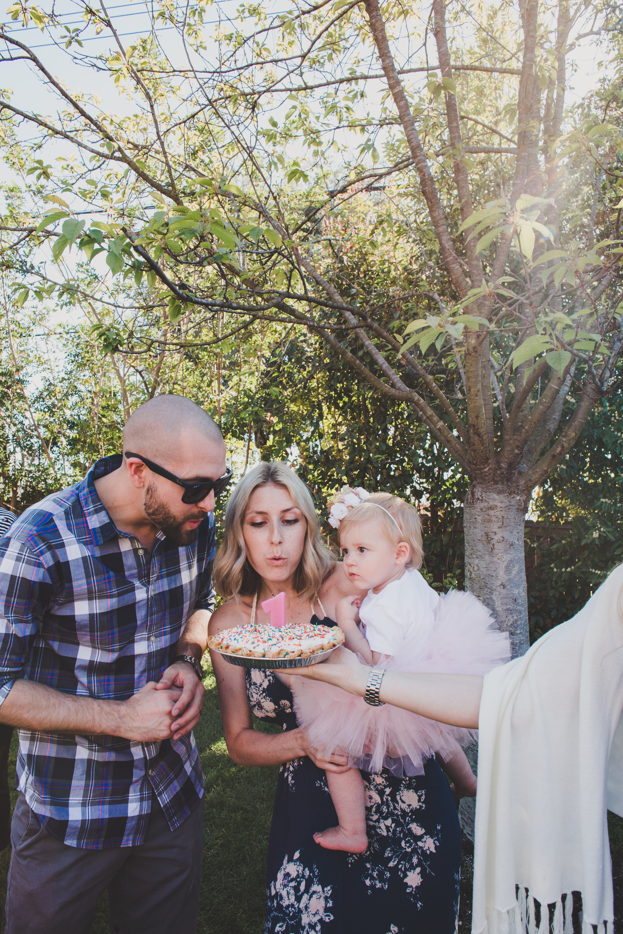 First Birthday Pie Smash - First Birthday Party Ideas - A Vintage Chic Pi Day Themed 1st Birthday Party | Ava's First Birthday