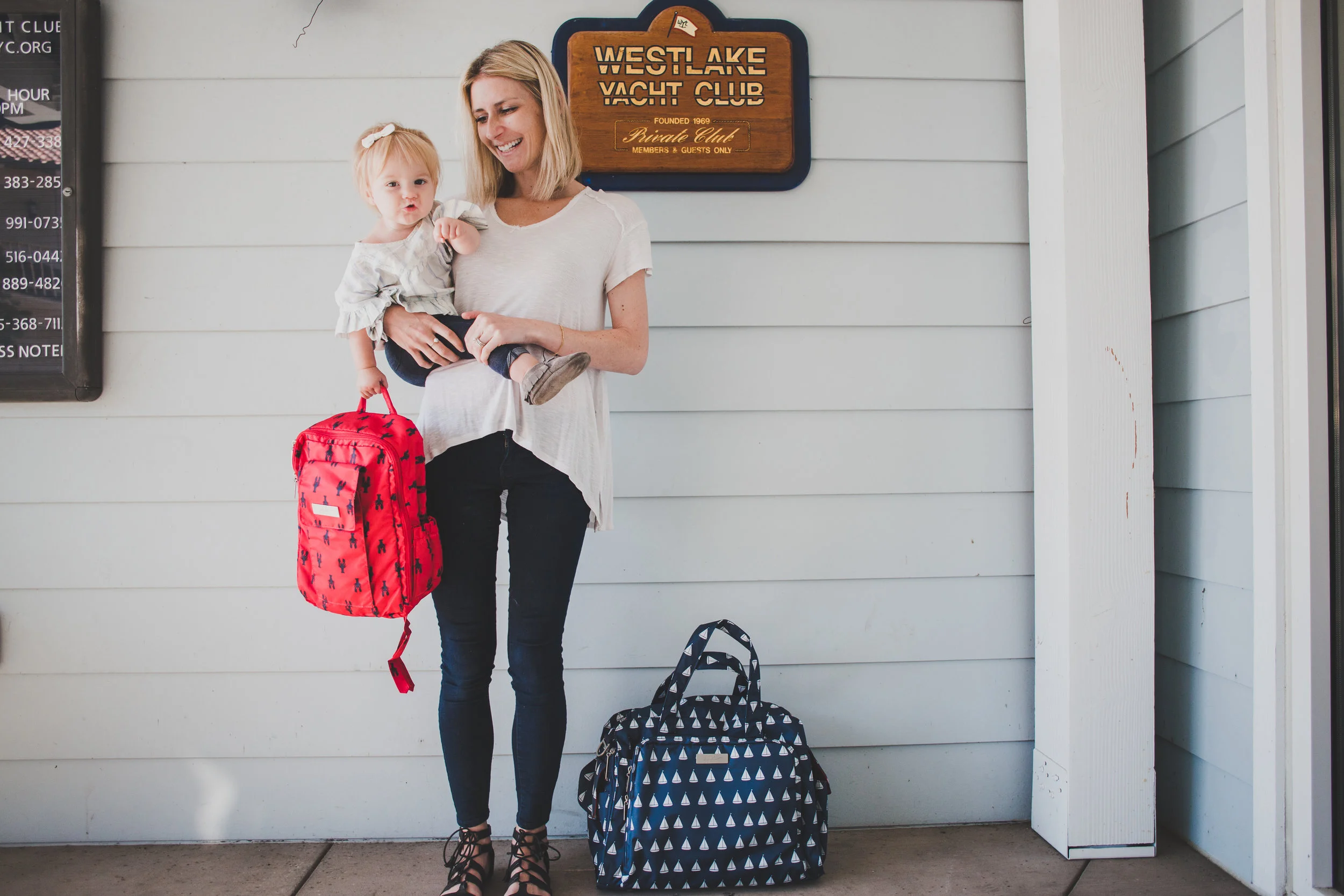 thumbnail image 2 of JuJuBe Diaper Bag Backpack Coastal Collection Annapolis Sailboats Lobsters Htf 68030d8f006e43a3293f8fee 2 of 12