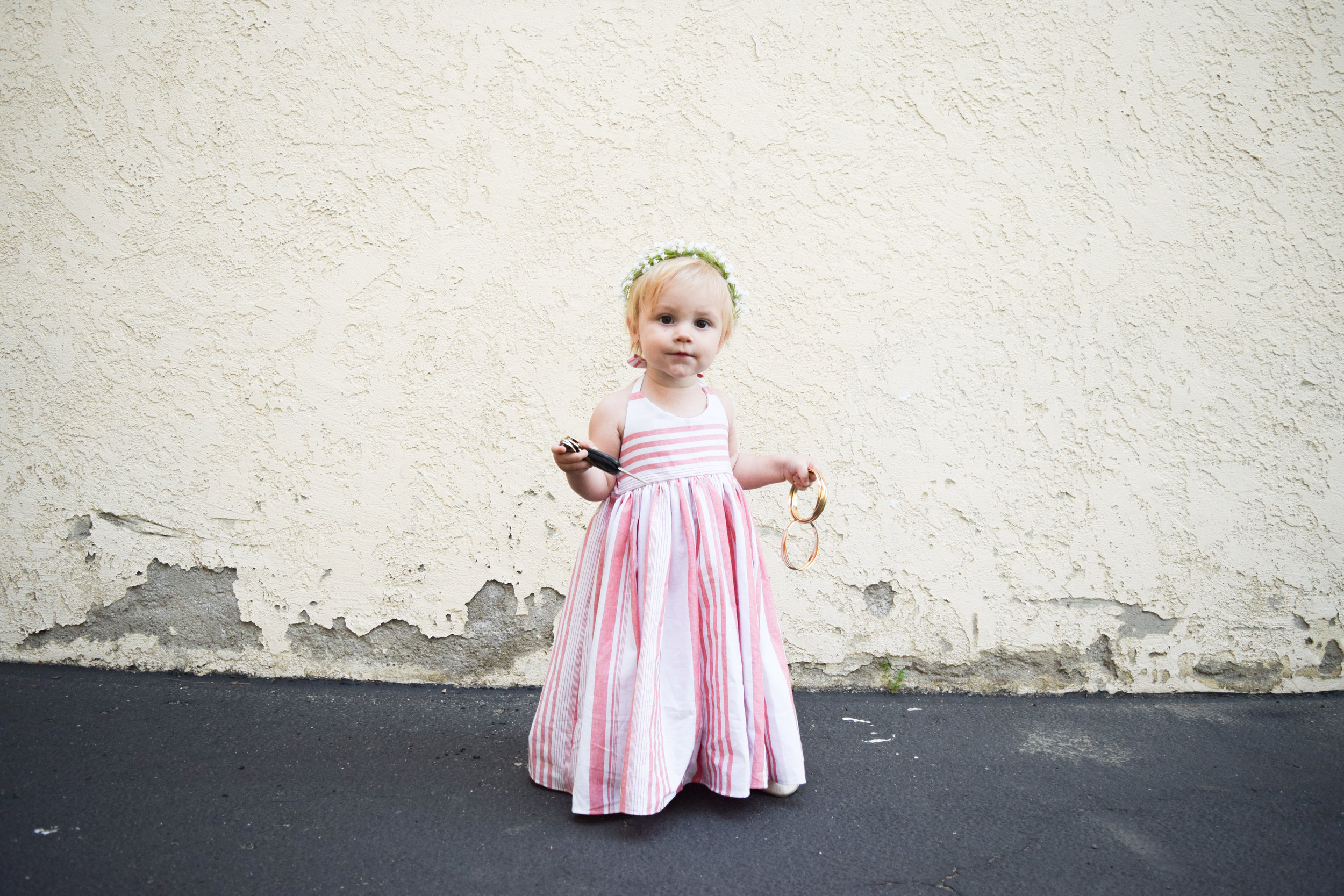 een vuurtje stoken hun Gezicht omhoog BABY FASHION | A Pink Striped Baby Maxi Dress + A Baby's Breath Flower  Crown — The Overwhelmed Mommy Blog