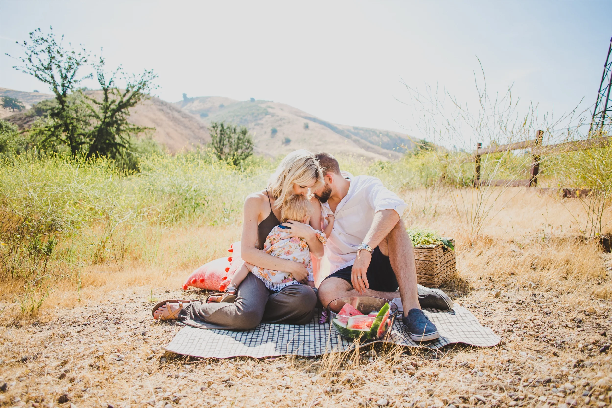 SURPRISE | SoCal Watermelon Family Photo Sessions
