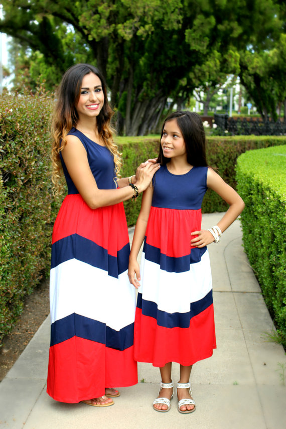 mommy and daughter matching 4th of july outfits