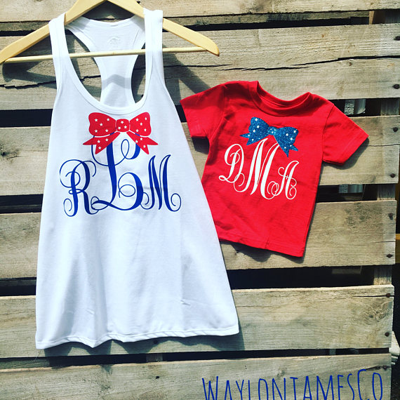 mommy and daughter matching 4th of july outfits