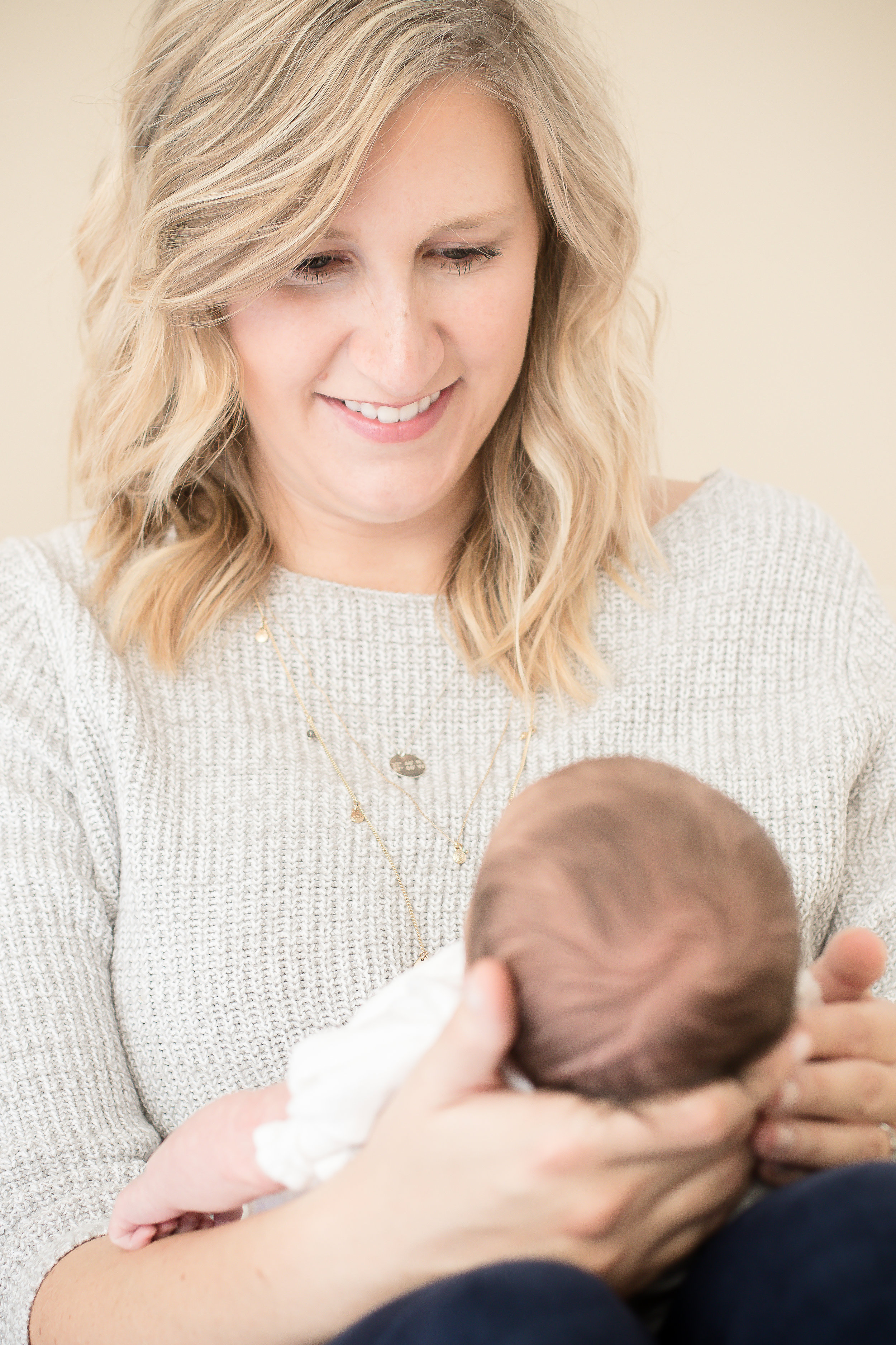 Natural Light Newborn Studio Photos - Karen Stone Photography