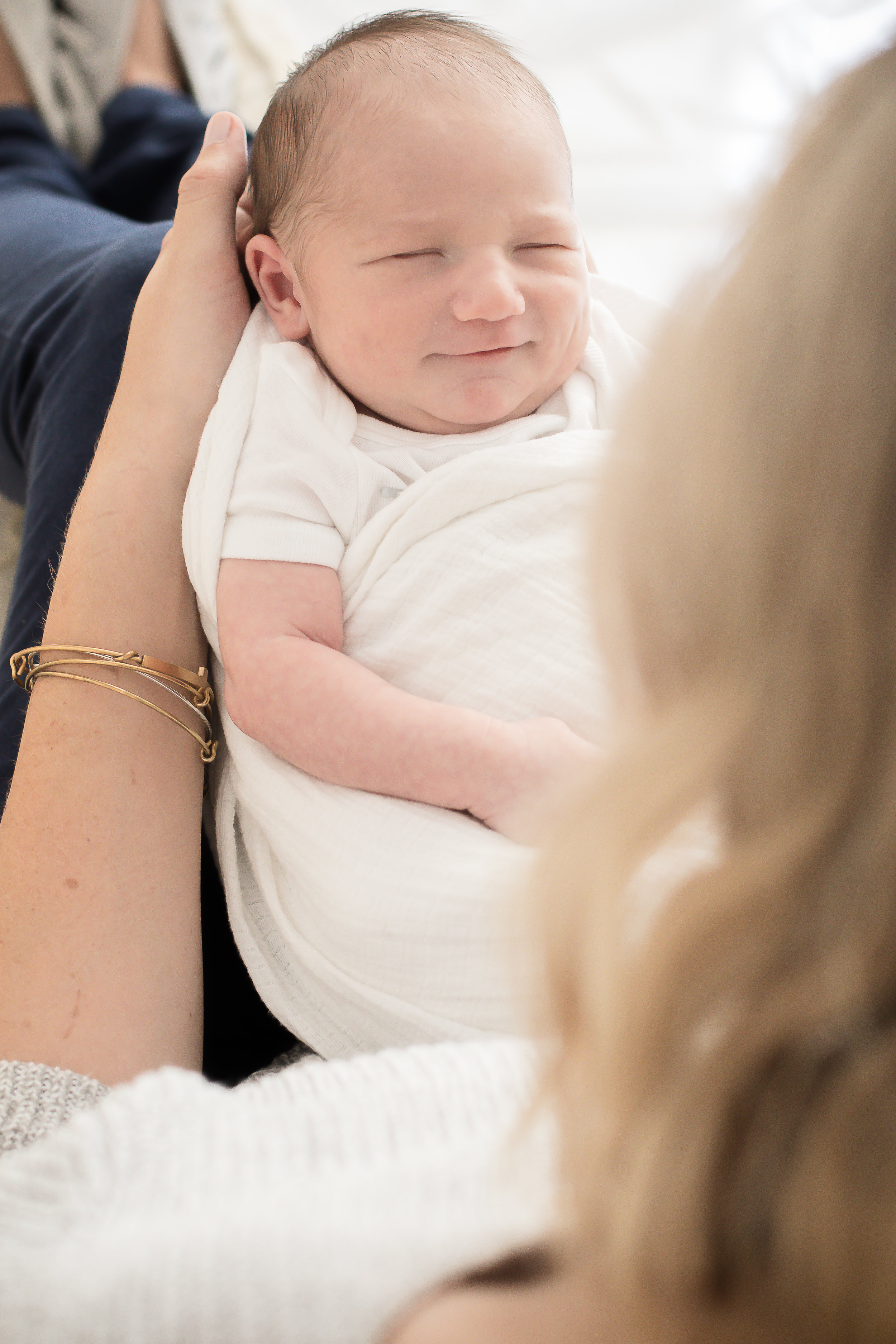 Natural Light Newborn Studio Photos - Karen Stone Photography