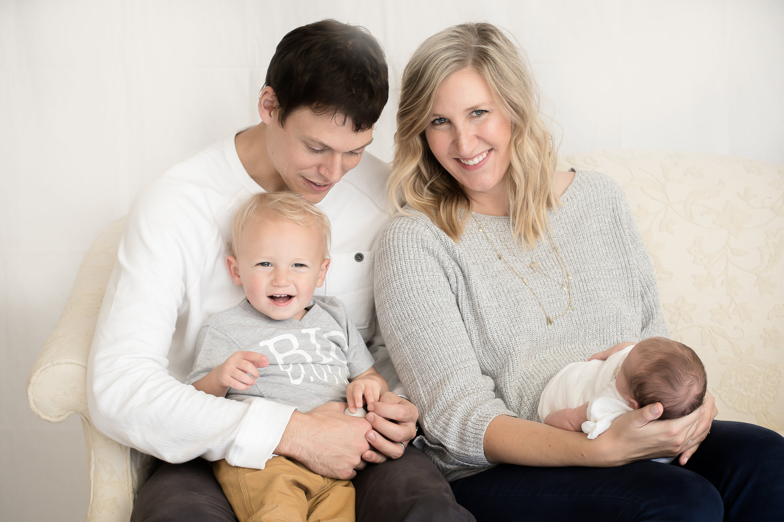 Natural Light Newborn Studio Photos - Karen Stone Photography