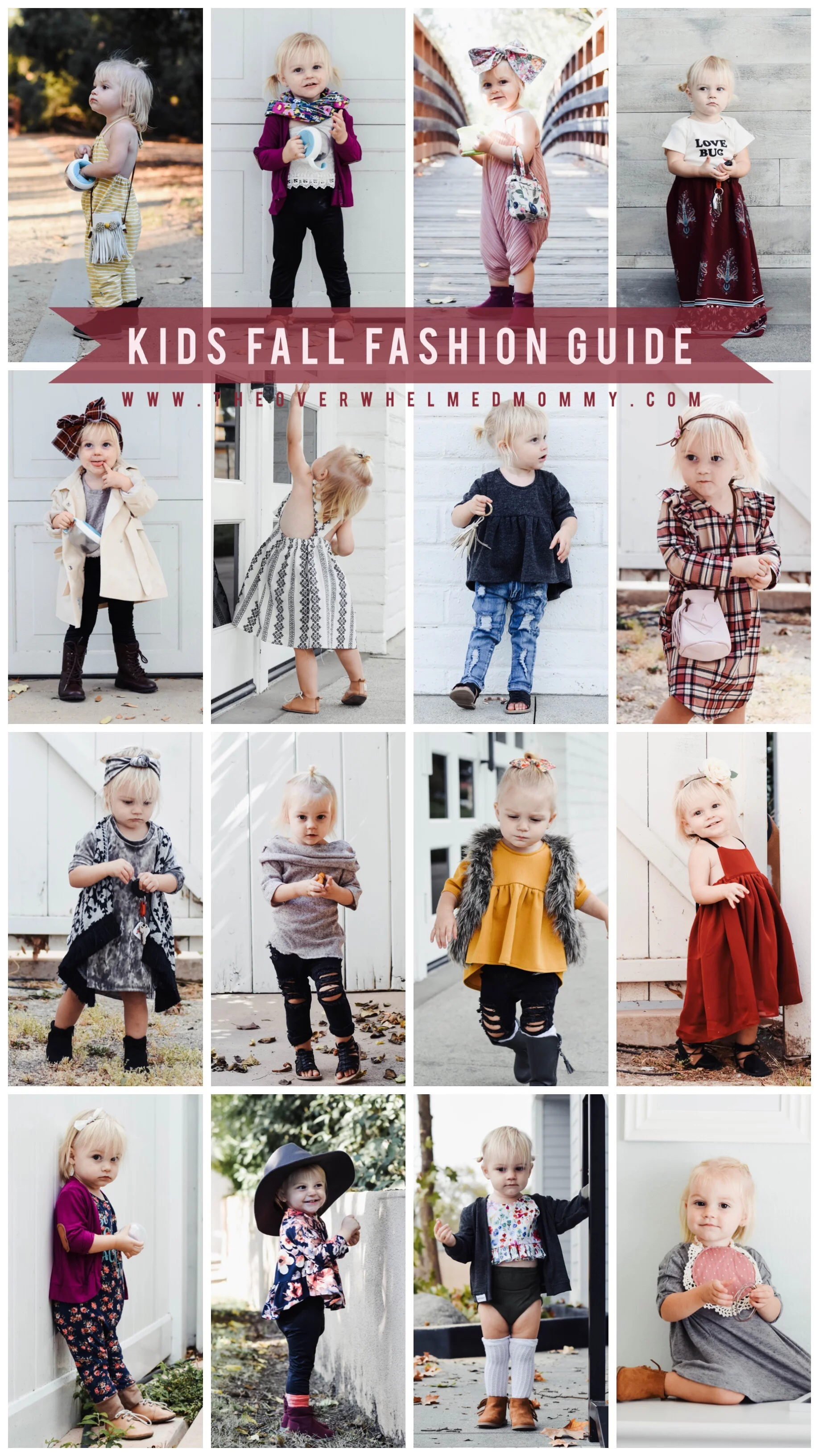 Kids Fall Fashion Guide 2017