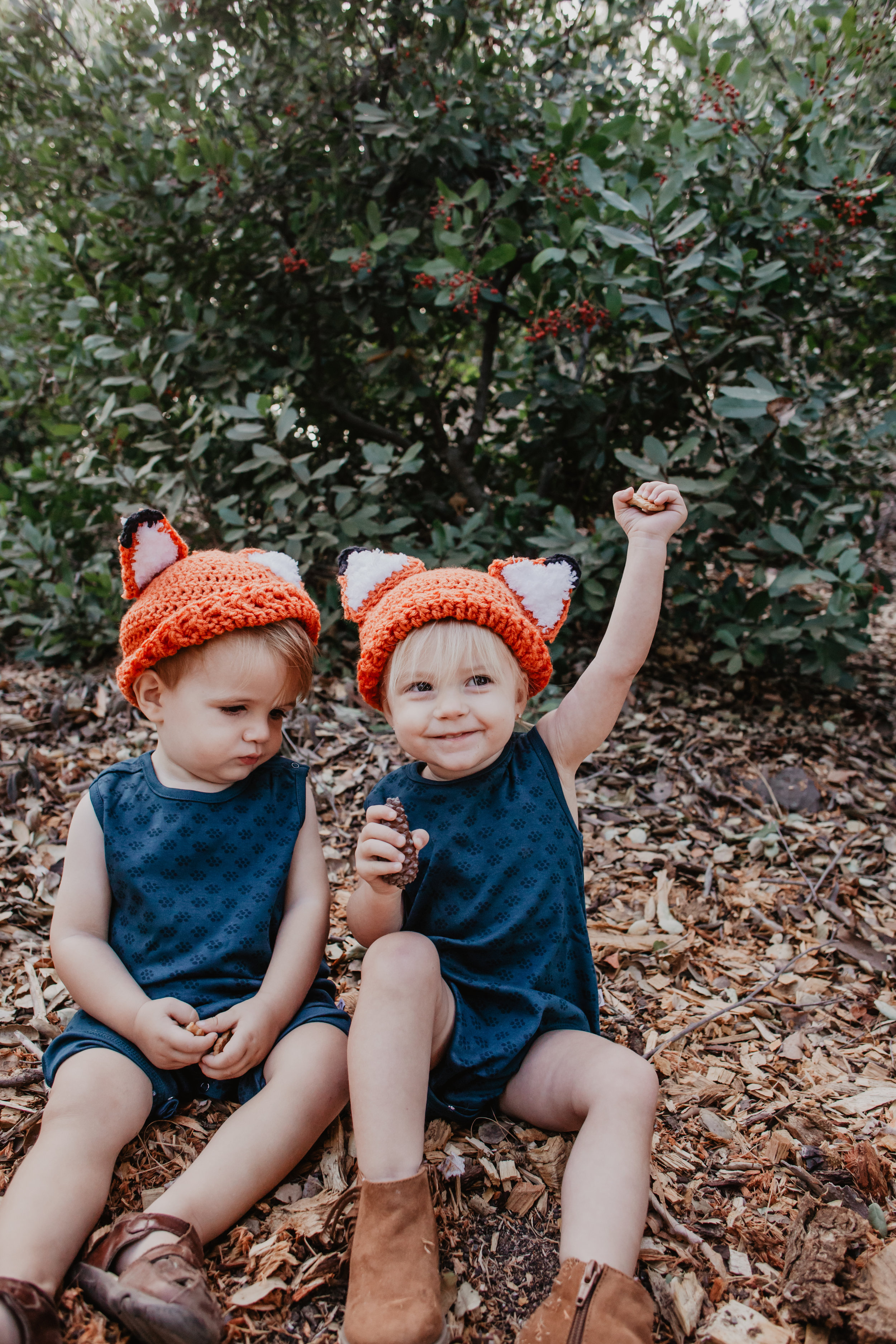 Baby Fox Beanies - Knit Kids Fox Hat - Baby Halloween Costume Ideas -- Mommy Blogger-Vlogger-The Overwhelmed Mommy