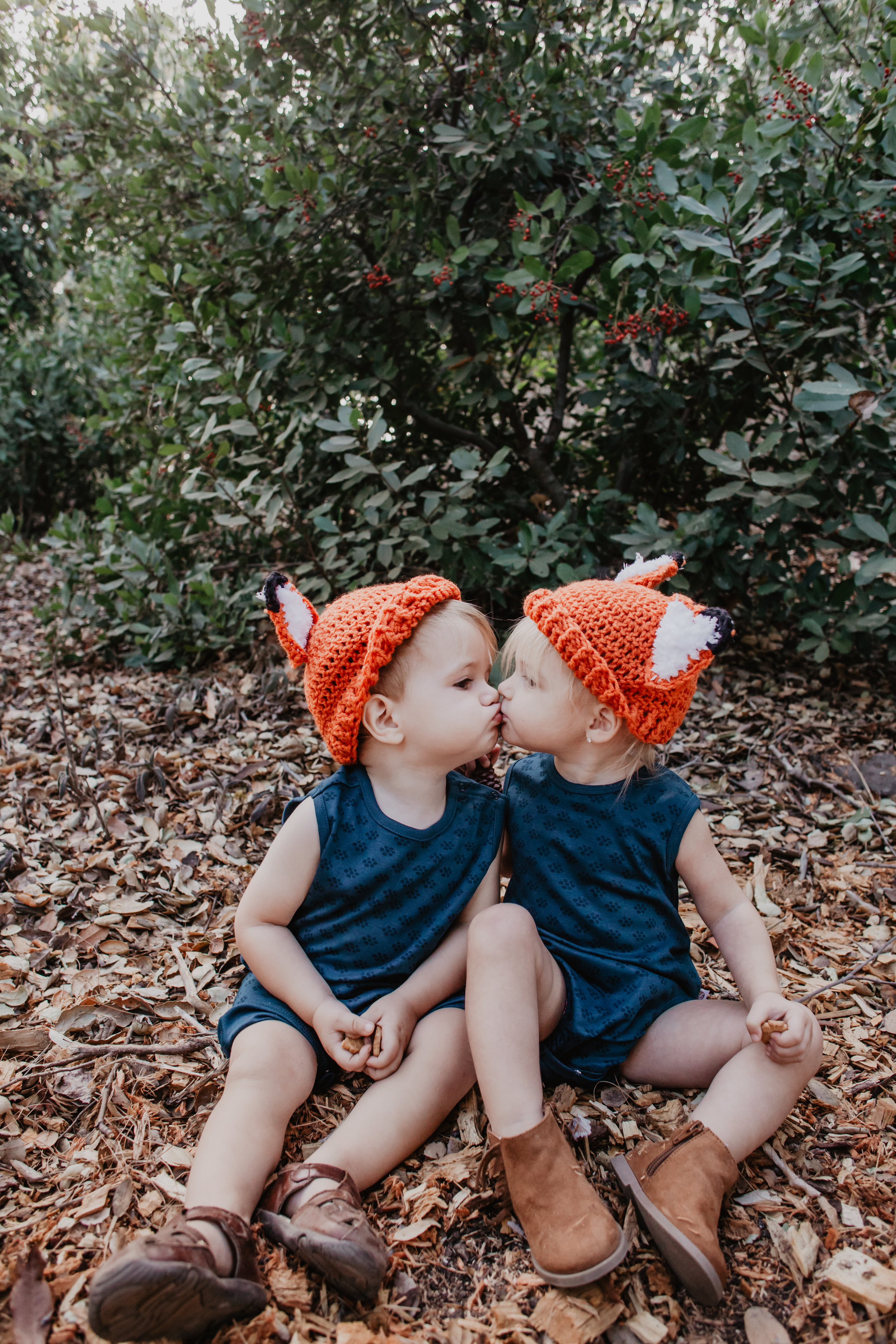 Baby Fox Beanies - Knit Kids Fox Hat - Baby Halloween Costume Ideas -- Mommy Blogger-Vlogger-The Overwhelmed Mommy