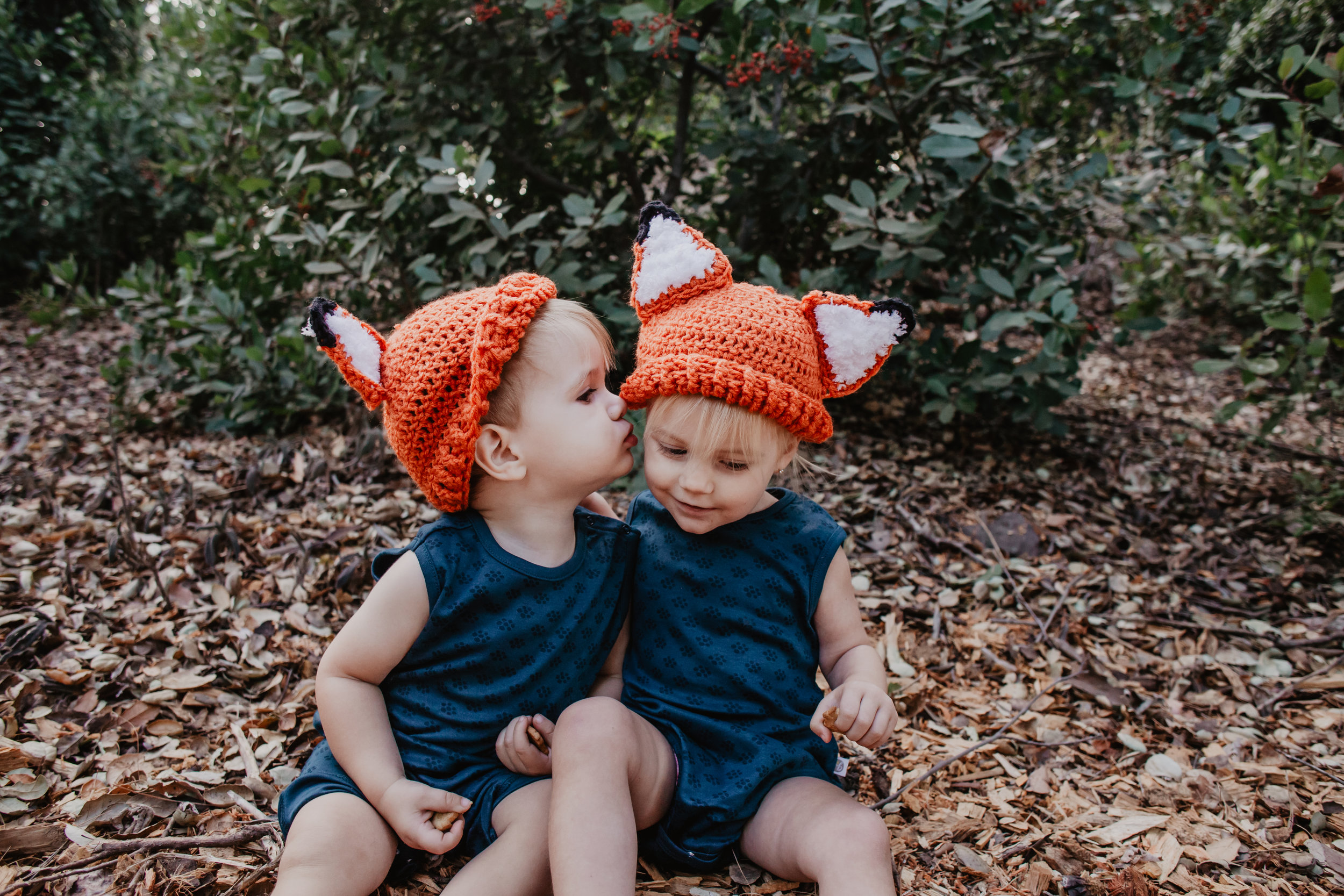 Baby Fox Beanies - Knit Kids Fox Hat - Baby Halloween Costume Ideas -- Mommy Blogger-Vlogger-The Overwhelmed Mommy