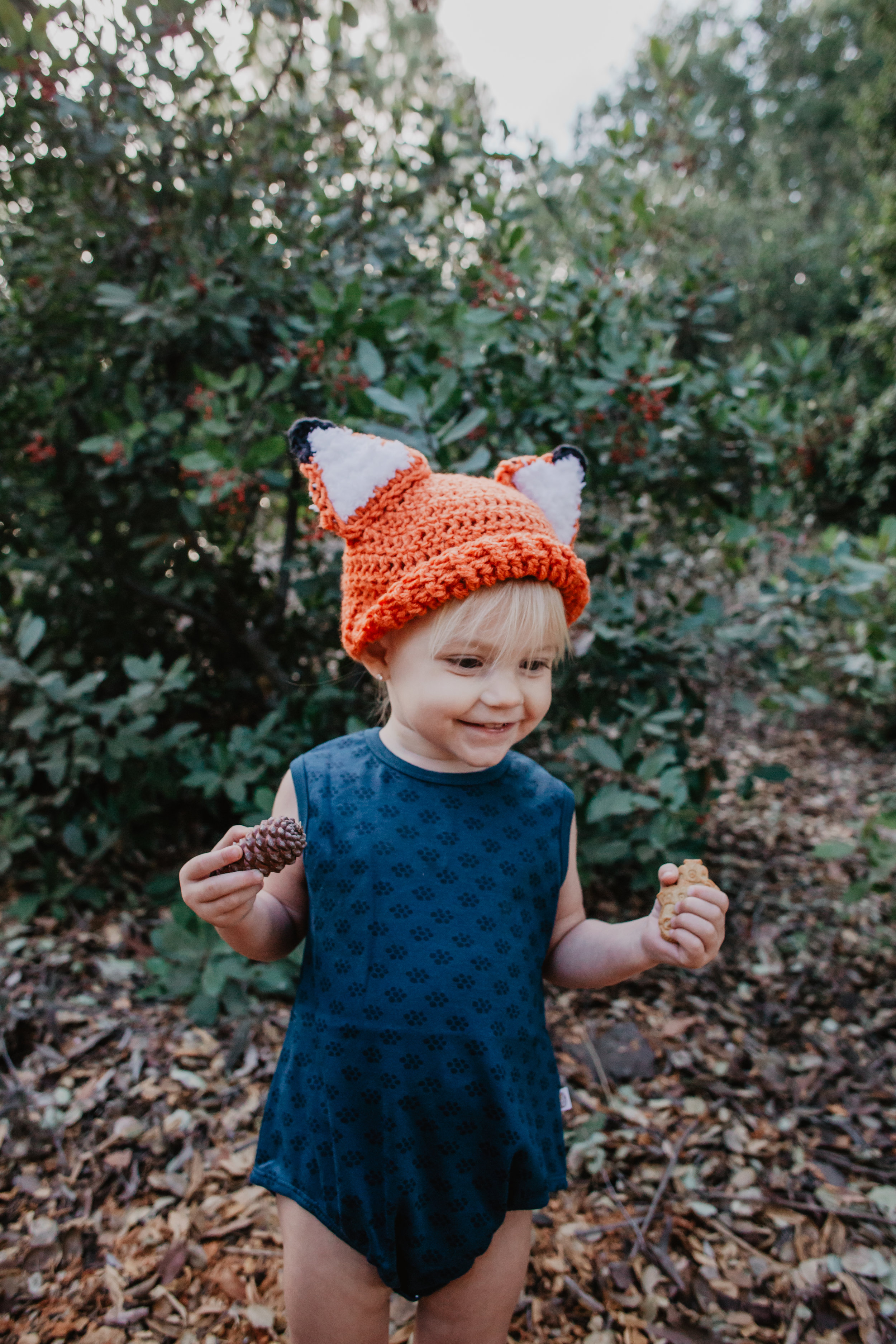 Baby Fox Beanies - Knit Kids Fox Hat - Baby Halloween Costume Ideas -- Mommy Blogger-Vlogger-The Overwhelmed Mommy