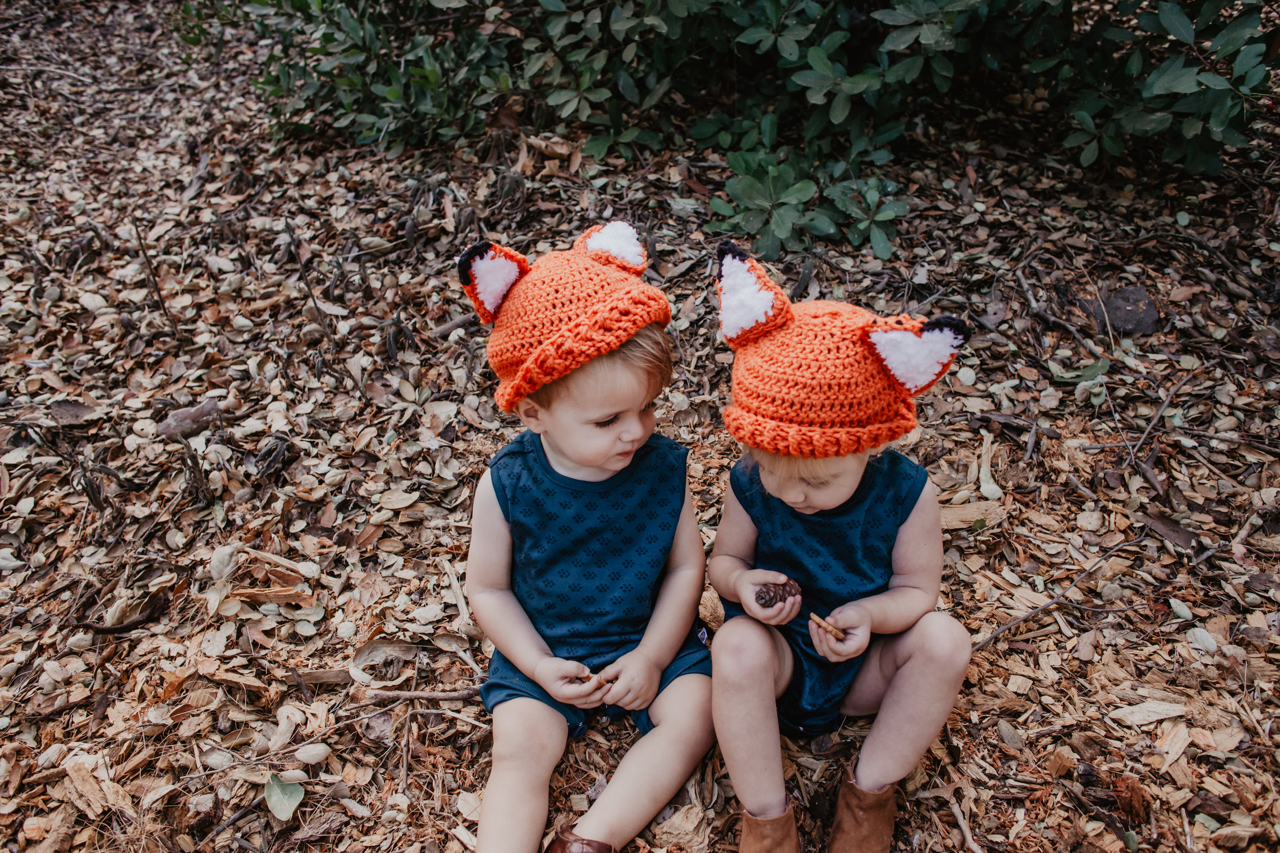 Baby Fox Beanies - Knit Kids Fox Hat - Baby Halloween Costume Ideas -- Mommy Blogger-Vlogger-The Overwhelmed Mommy