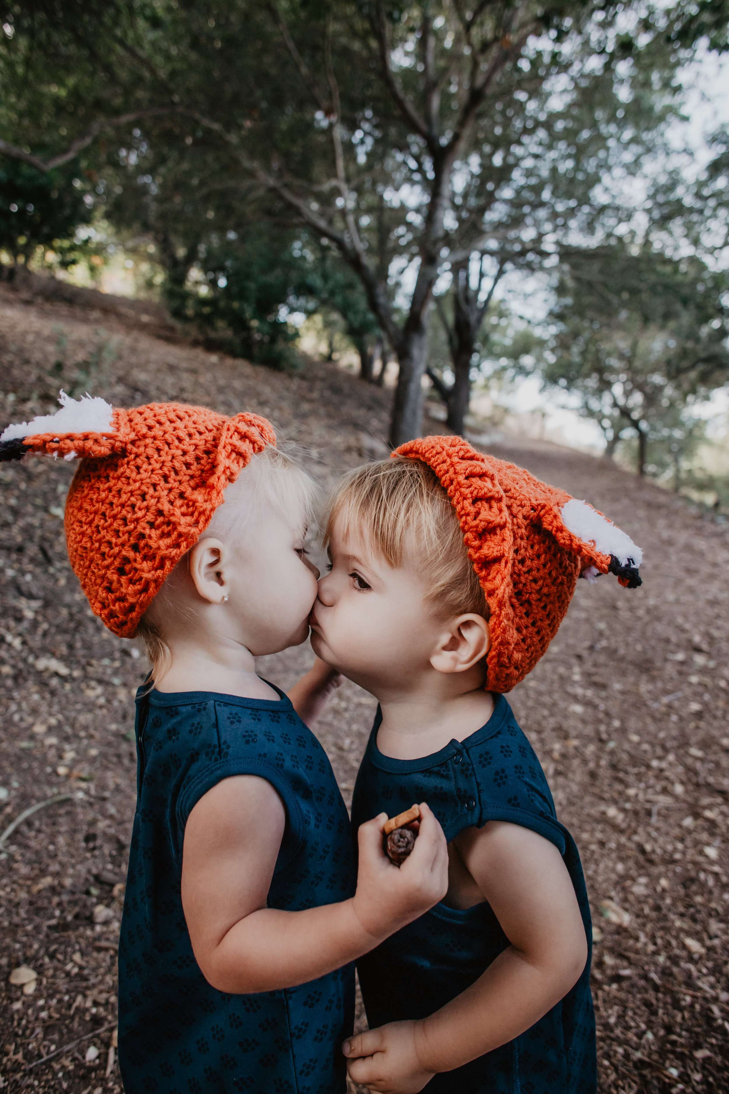 Baby Fox Beanies - Knit Kids Fox Hat - Baby Halloween Costume Ideas -- Mommy Blogger-Vlogger-The Overwhelmed Mommy