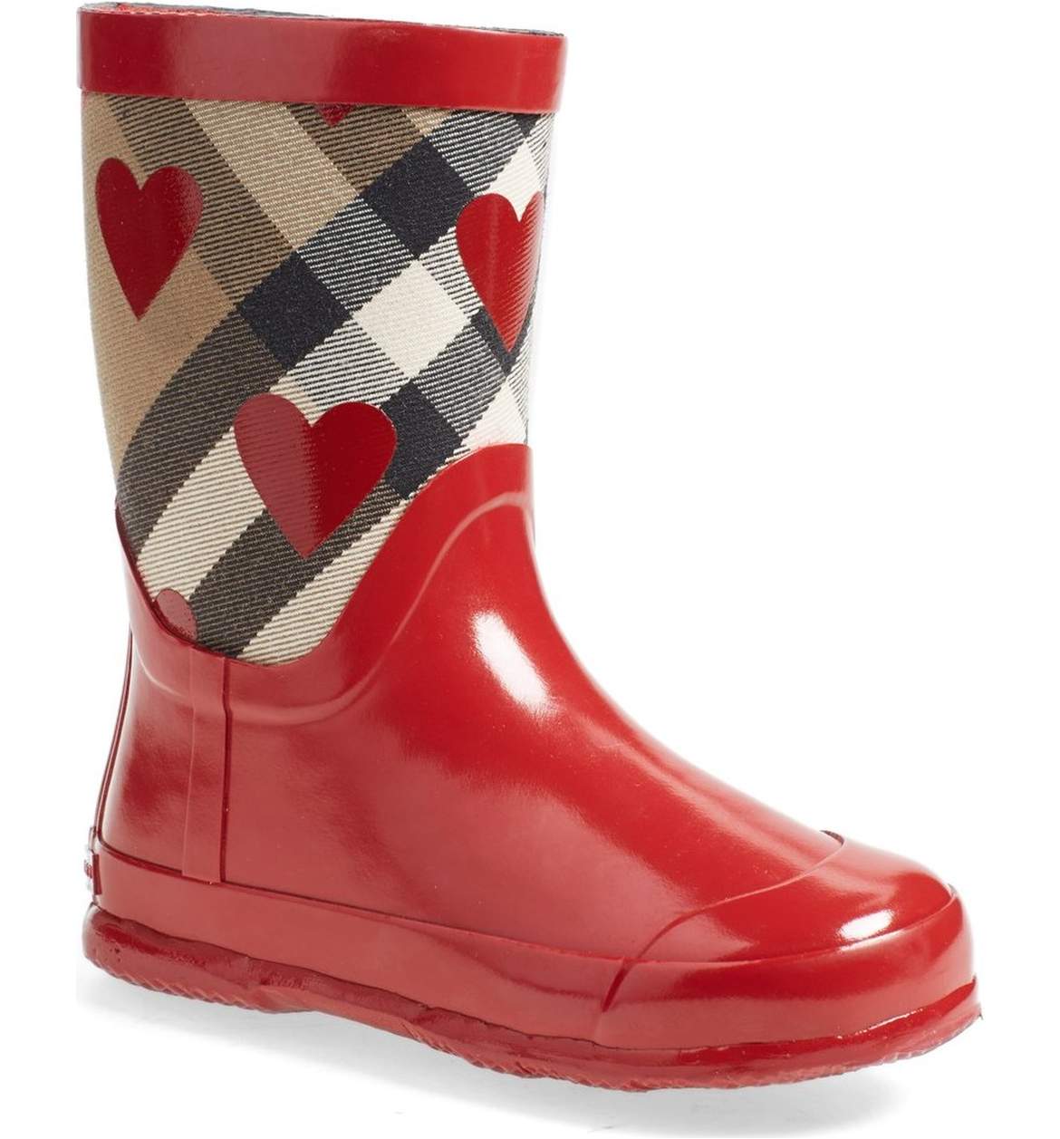 Cute Kids-Toddler Red Burberry Rain Boots -- Mommy Blogger-Vlogger - The Overwhelmed Mommy